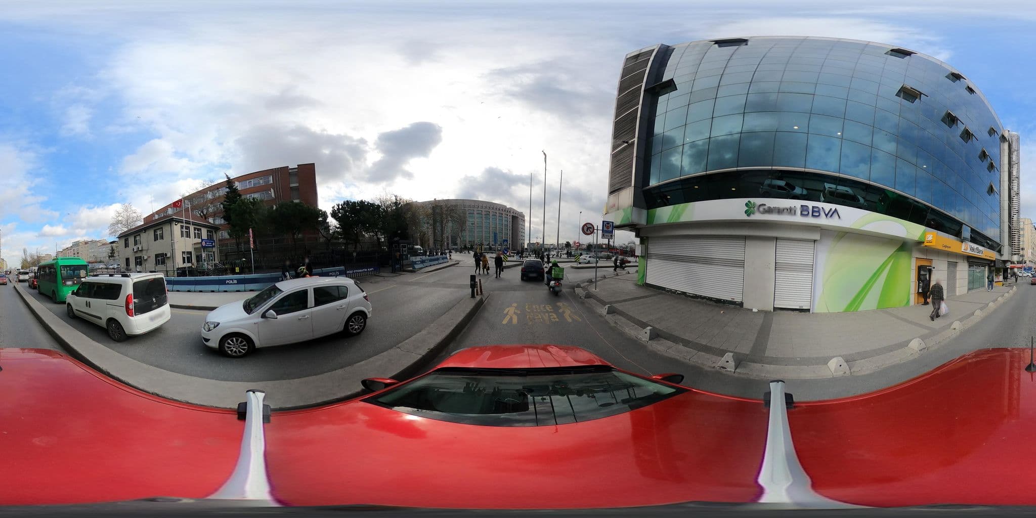 Street view near Grand Yavuz Hotel, Şişli — © ademturkmen (CC BY-SA · Mapillary)
