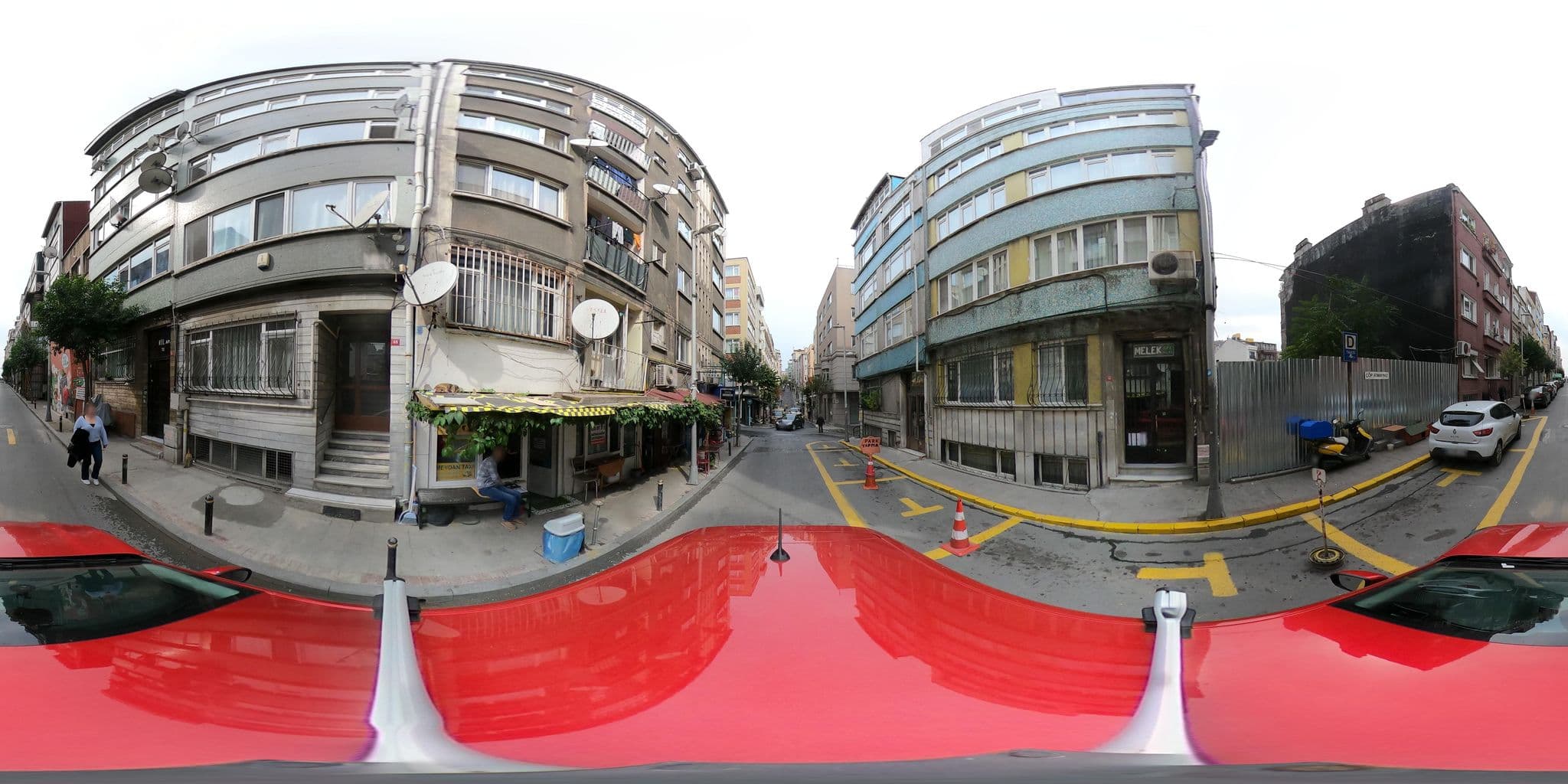 Street view near Beijing Hotel, Pangaltı, Şişli — © ademturkmen (CC BY-SA · Mapillary)