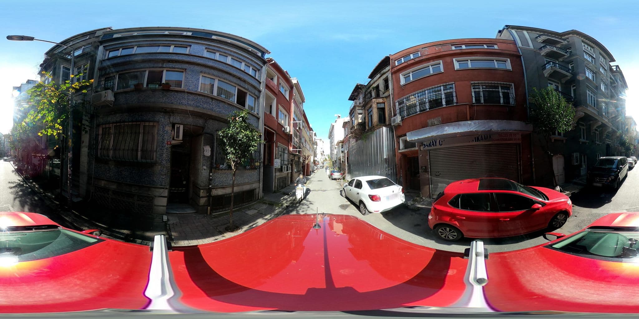 Street view near Red Apple Suites, Şişli — © ademturkmen (CC BY-SA · Mapillary)