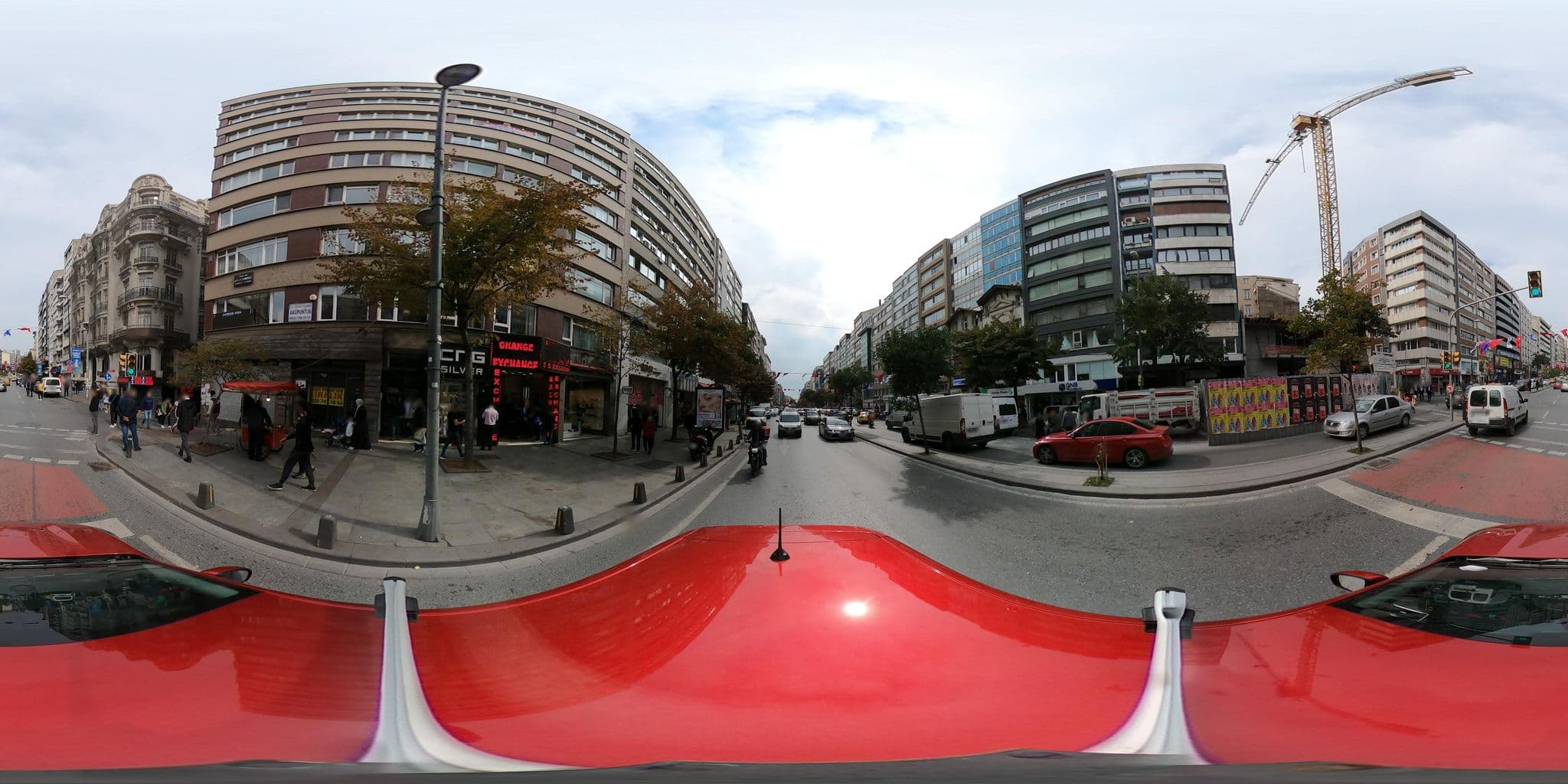 Street view near Radisson Sisli, Şişli — © ademturkmen (CC BY-SA · Mapillary)