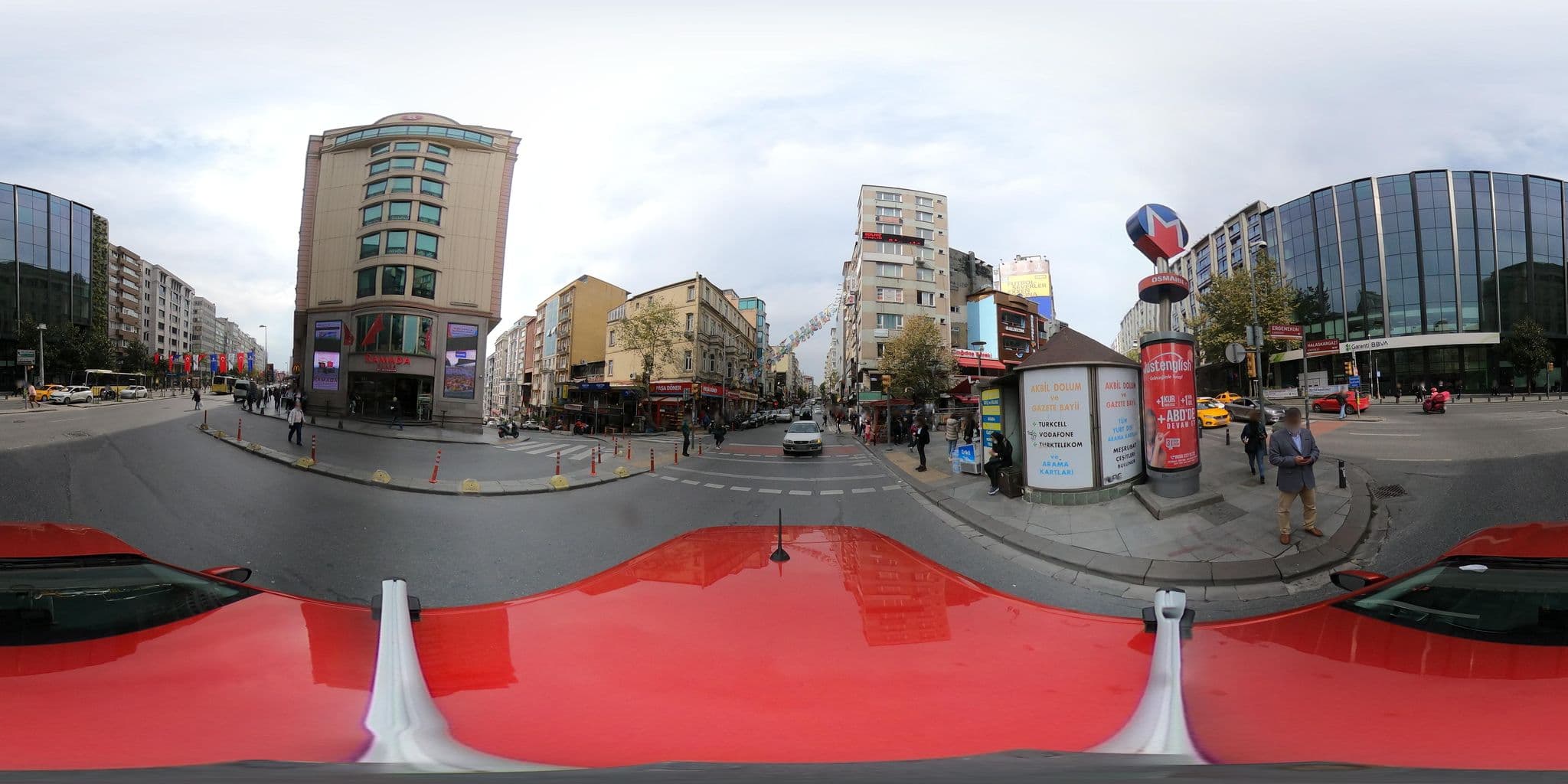 Street view near Istanbul House, Şişli — © ademturkmen (CC BY-SA · Mapillary)