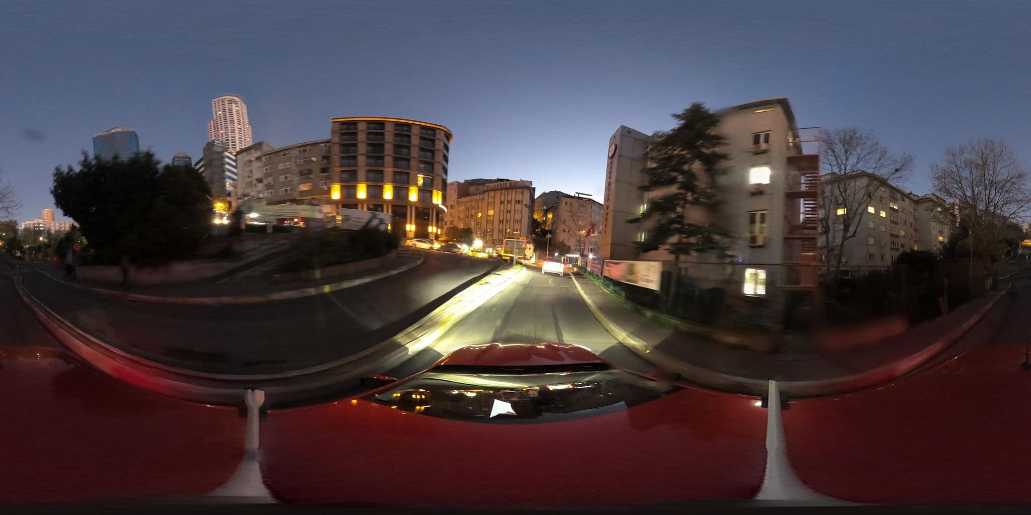 Street view near Bosfora Plus Hotel, Şişli — © ademturkmen (CC BY-SA · Mapillary)
