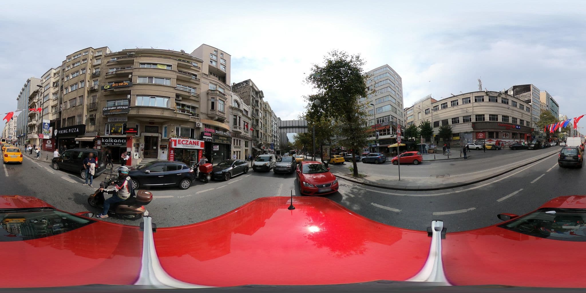 Street view near Istanbul Suite Home, Şişli — © ademturkmen (CC BY-SA · Mapillary)
