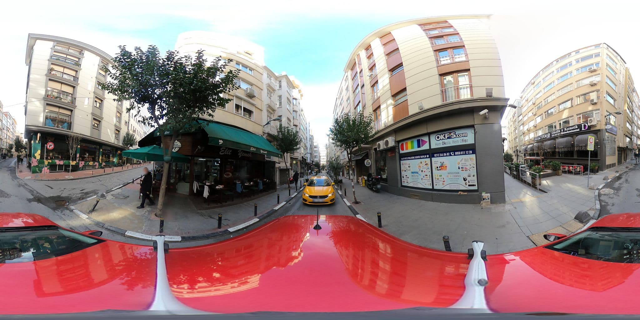 Street view near Ataker hotel, Şişli — © ademturkmen (CC BY-SA · Mapillary)