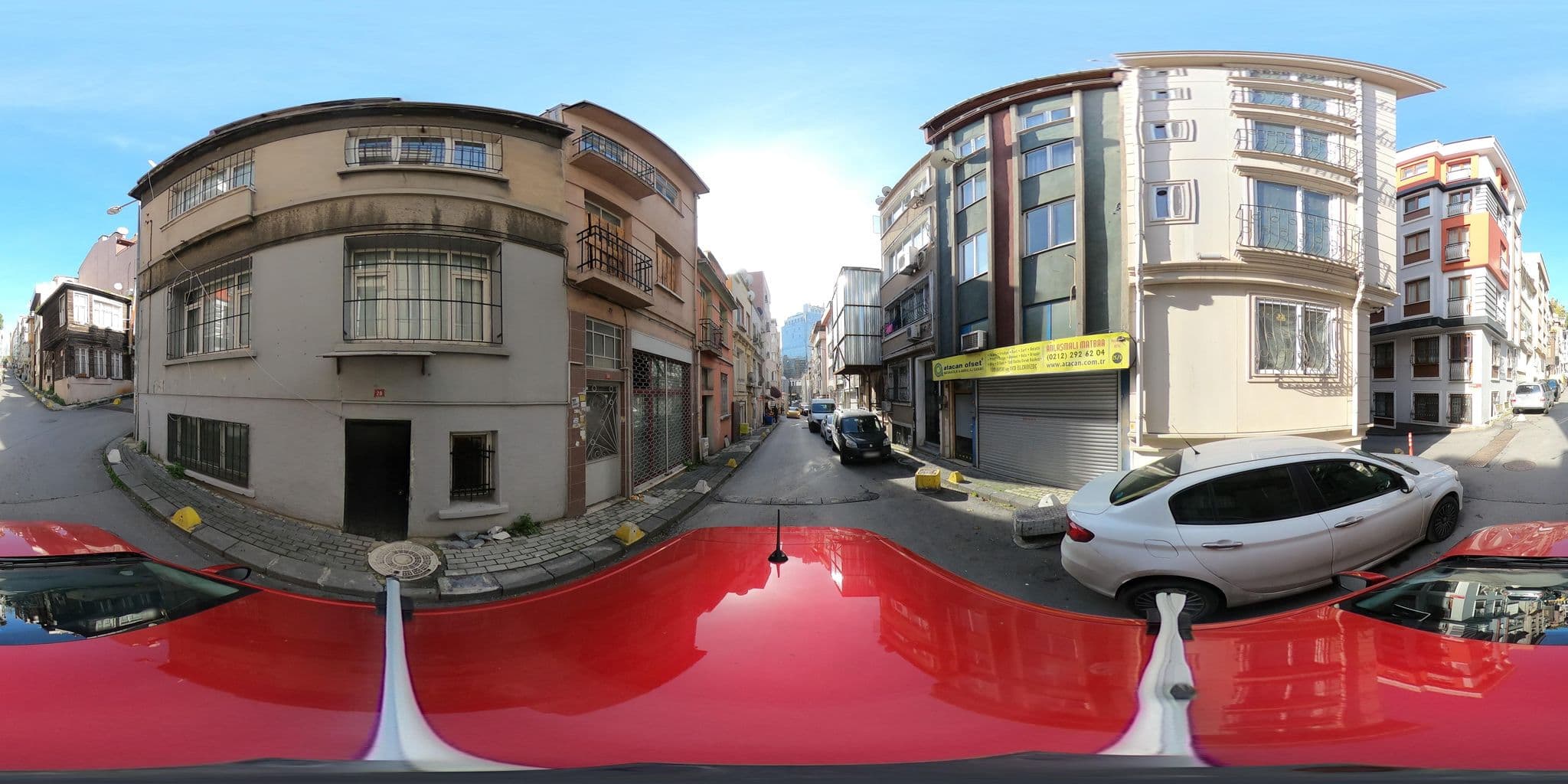 Street view near Alfonso Hotel Taksim, Şişli — © ademturkmen (CC BY-SA · Mapillary)