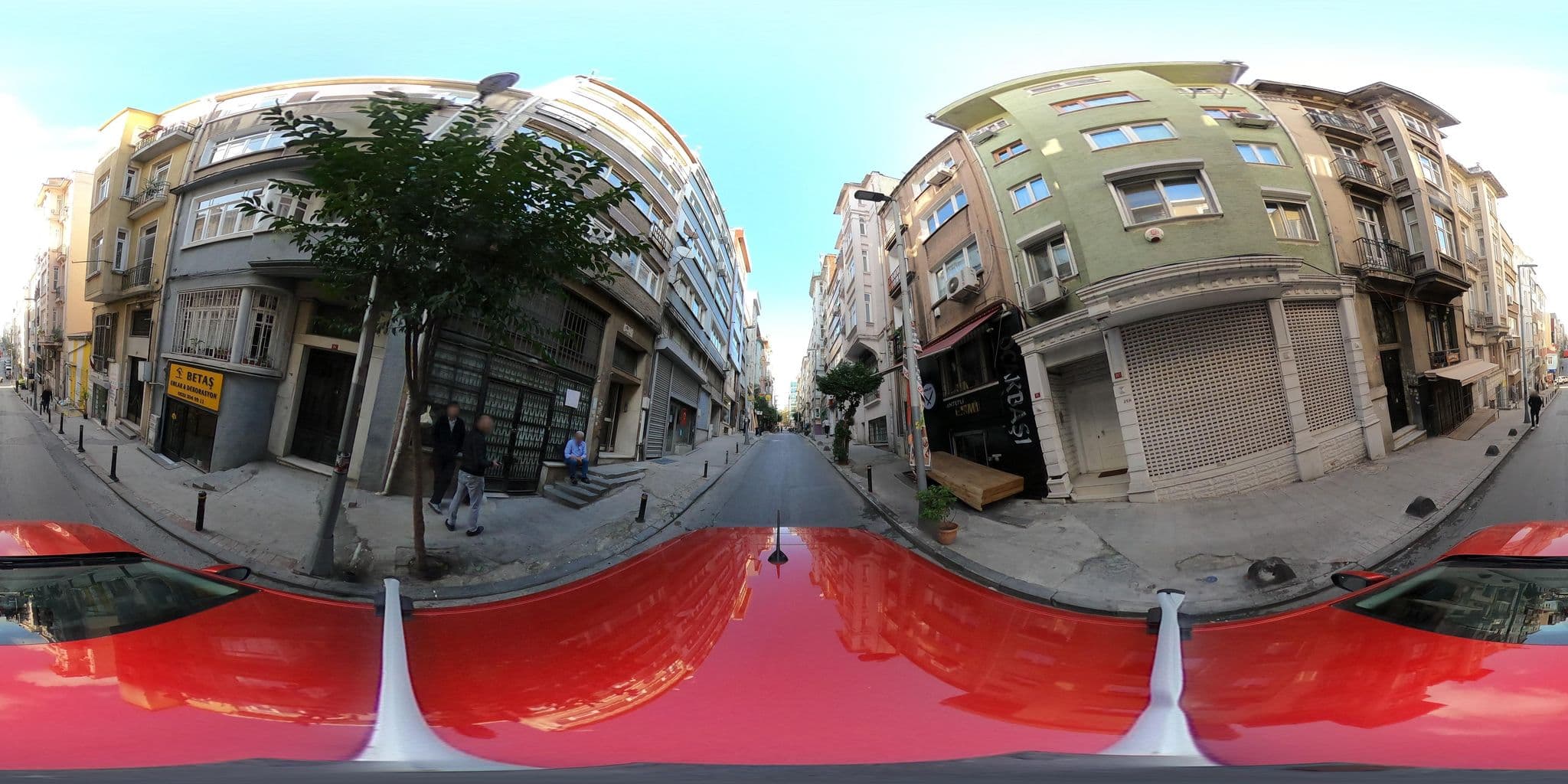 Street view near Beddington Hotel, Şişli — © yturkmenoglu (CC BY-SA · Mapillary)