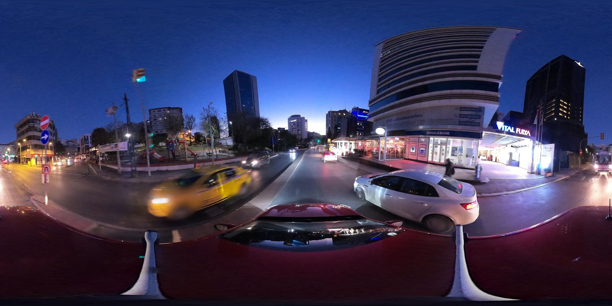 Street view near Vital Hotel Fulya, Şişli — © ademturkmen (CC BY-SA · Mapillary)