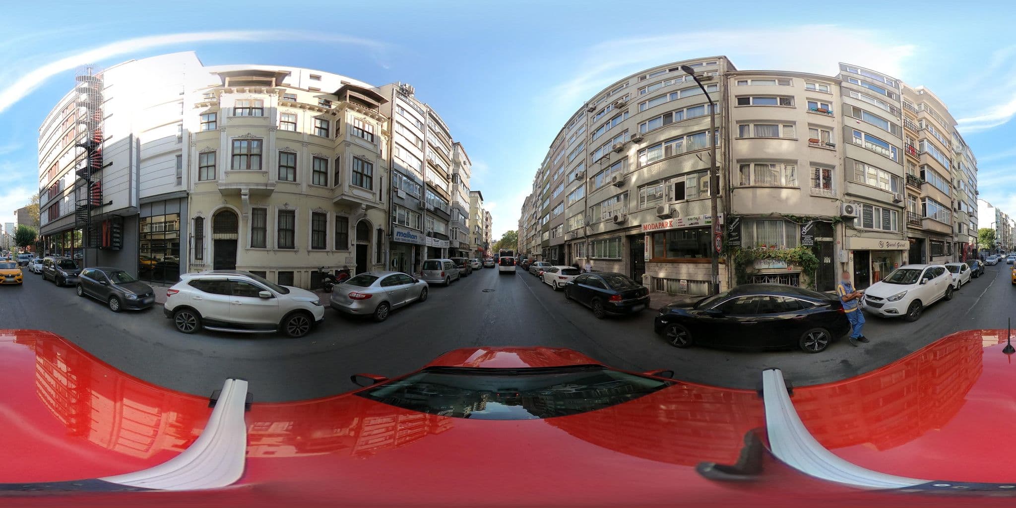 Street view near Corner Park Suites, Şişli — © ademturkmen (CC BY-SA · Mapillary)