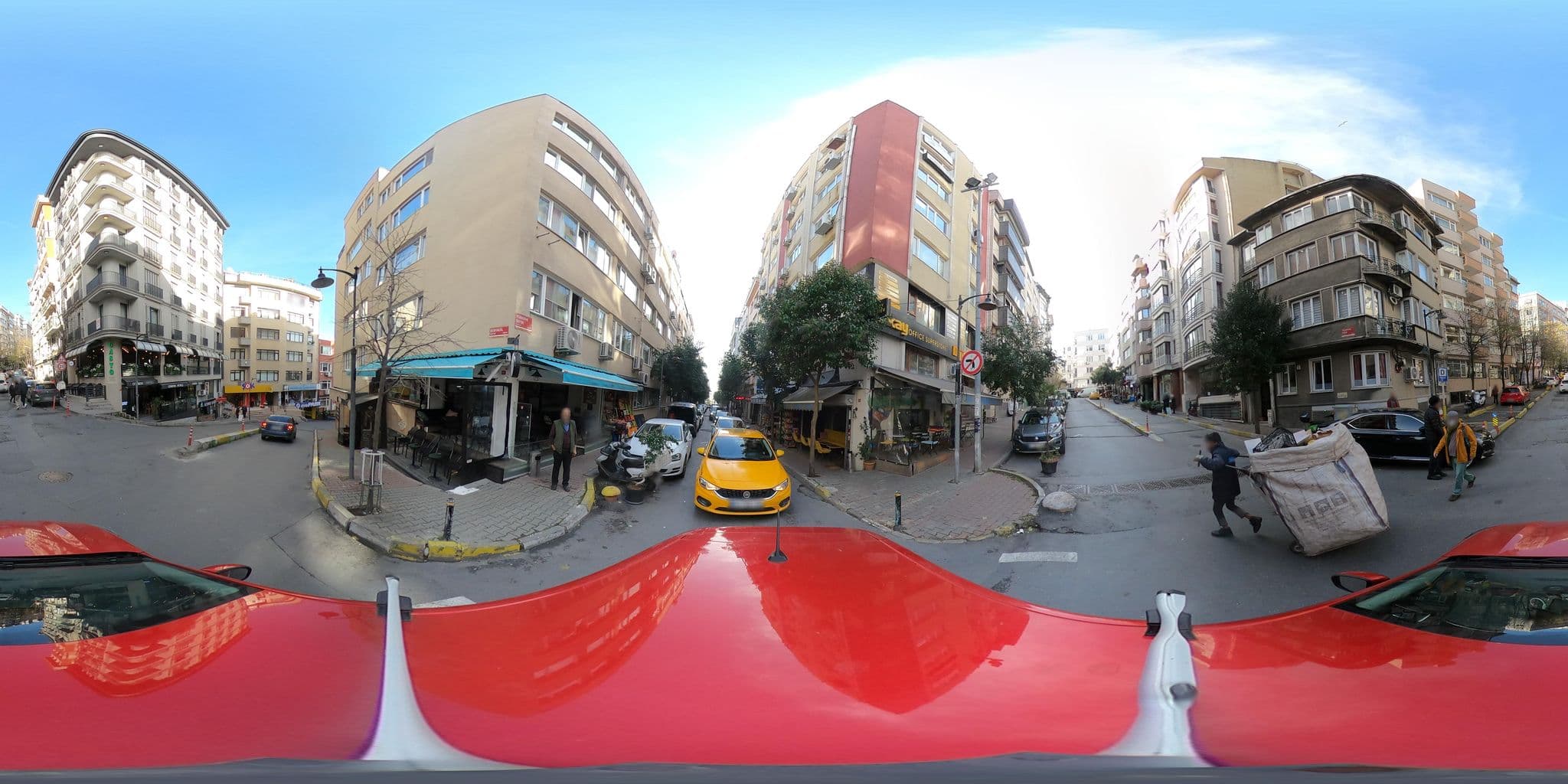 Street view near Şeren Apt., Şişli — © ademturkmen (CC BY-SA · Mapillary)
