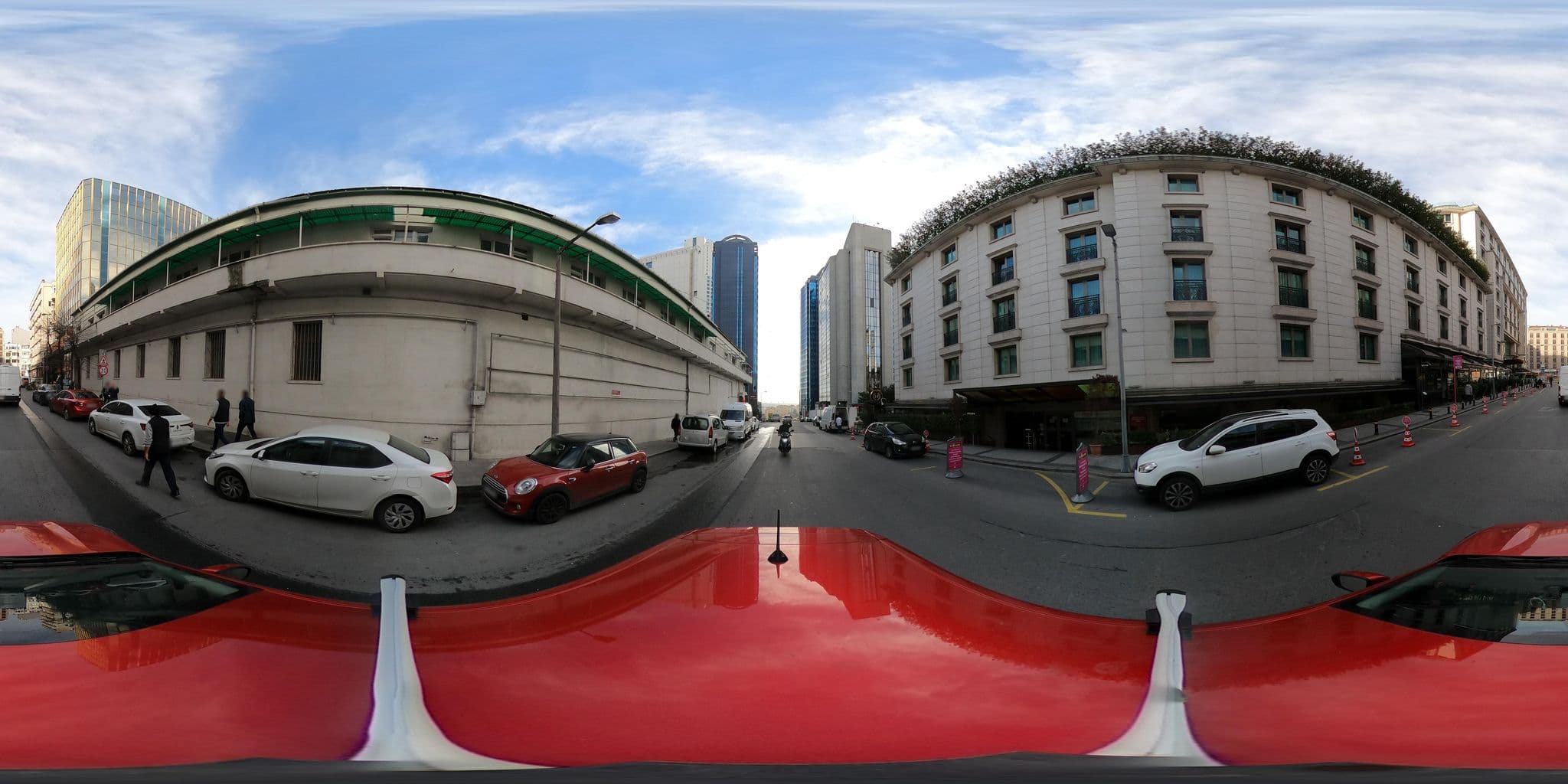 Street view near Radisson Blue Business Lounge, Şişli — © ademturkmen (CC BY-SA · Mapillary)