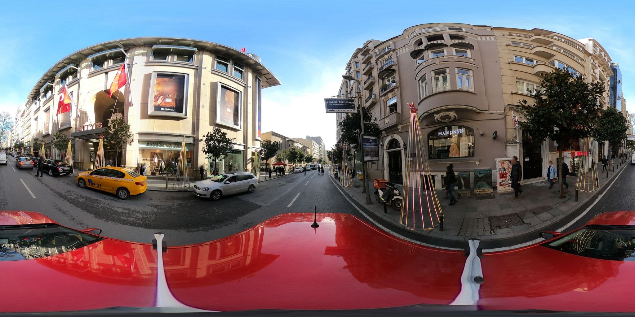 Street view near Nisantasi Suites Hotel, Şişli — © ademturkmen (CC BY-SA · Mapillary)