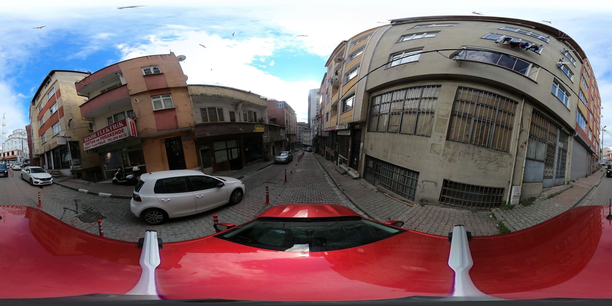 Street view near Kaan's Hostel, Şişli — © ademturkmen (CC BY-SA · Mapillary)