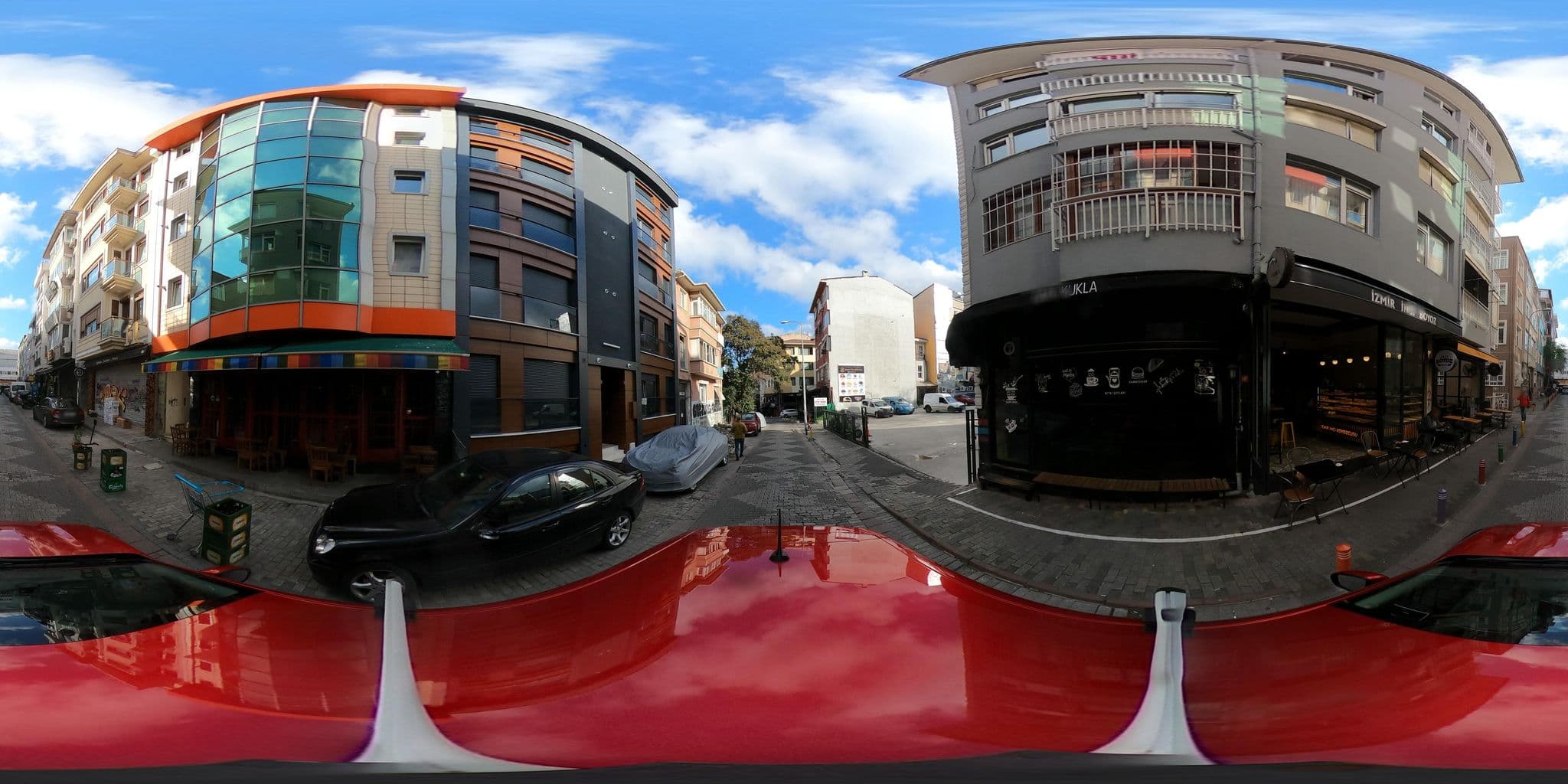 Street view near Hush Hostel, Salacak — © ademturkmen (CC BY-SA · Mapillary)