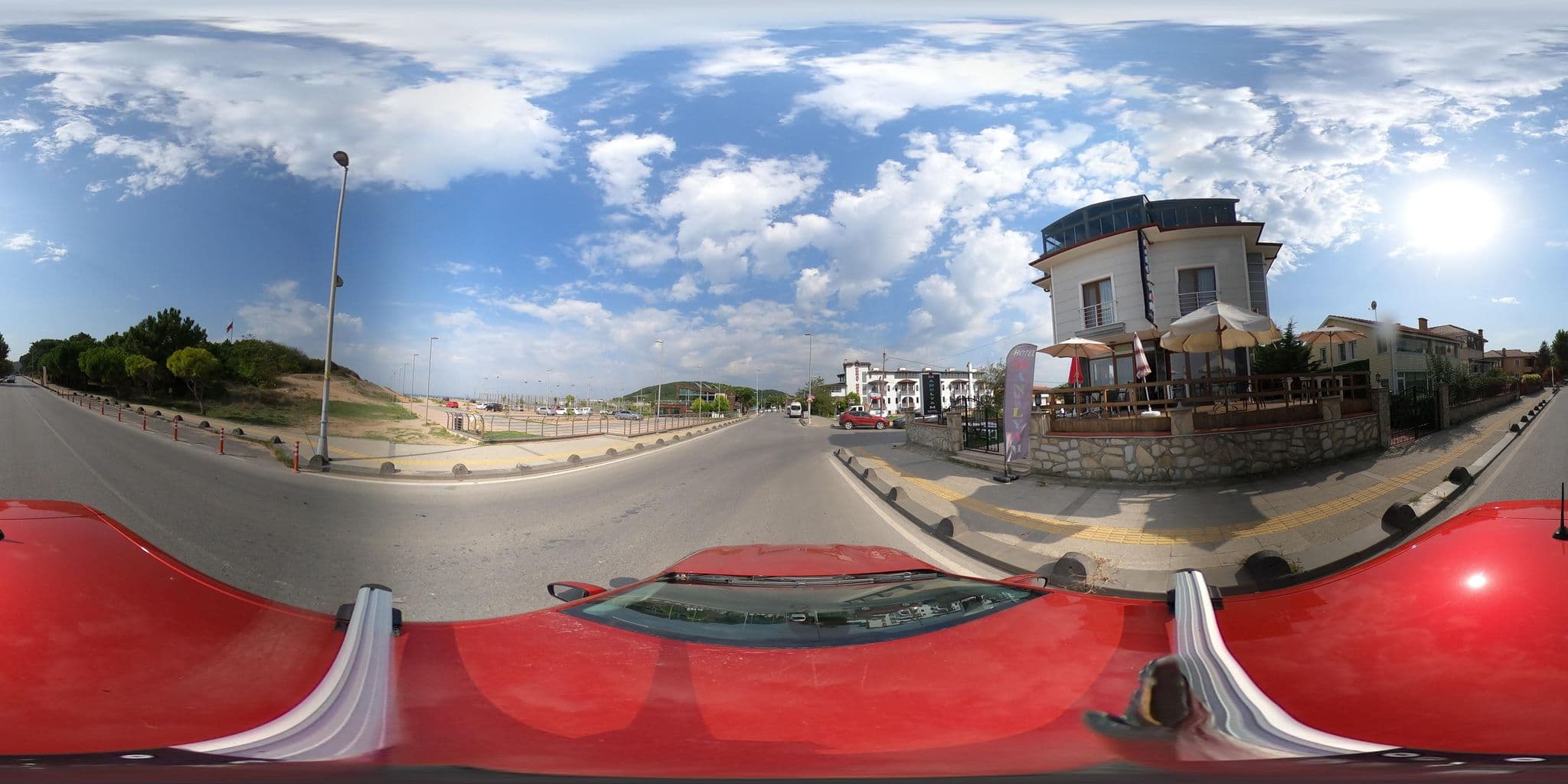 Street view near Manolyam Hotel, Ağva — © ademturkmen (CC BY-SA · Mapillary)