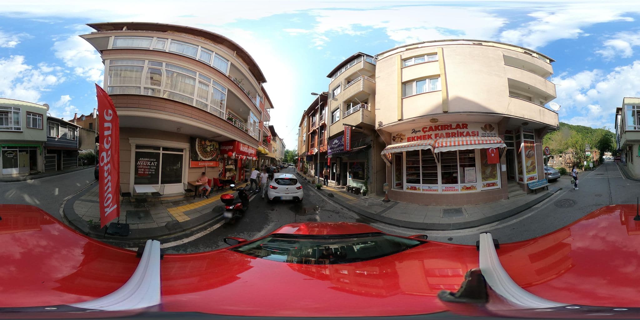 Street view near Hıll Rives Hotel Restaurant, Ağva — © ademturkmen (CC BY-SA · Mapillary)