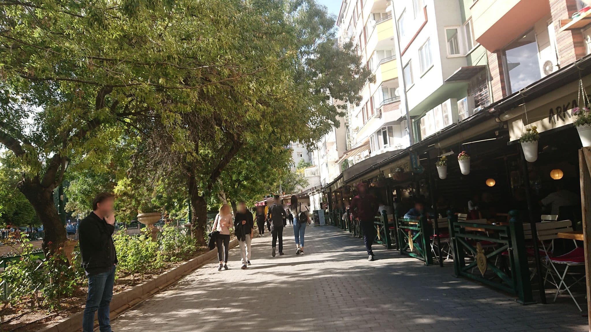 Street view near Ali İnan Residence, Eskişehir — © kubikanber (CC BY-SA · Mapillary)