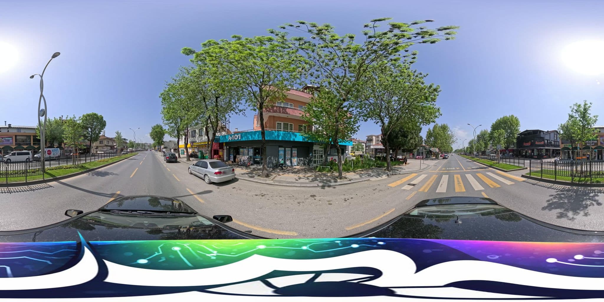 Street view near Onur Erkek Yurdu, Adapazarı — © burakonder (CC BY-SA · Mapillary)