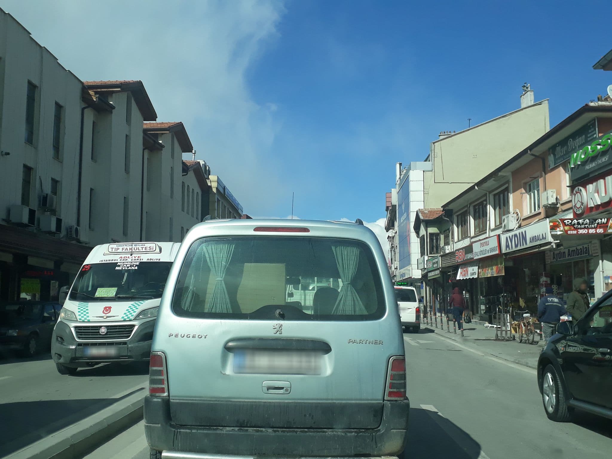 Street view near Yasin Hotel, Konya — © furkan (CC BY-SA · Mapillary)