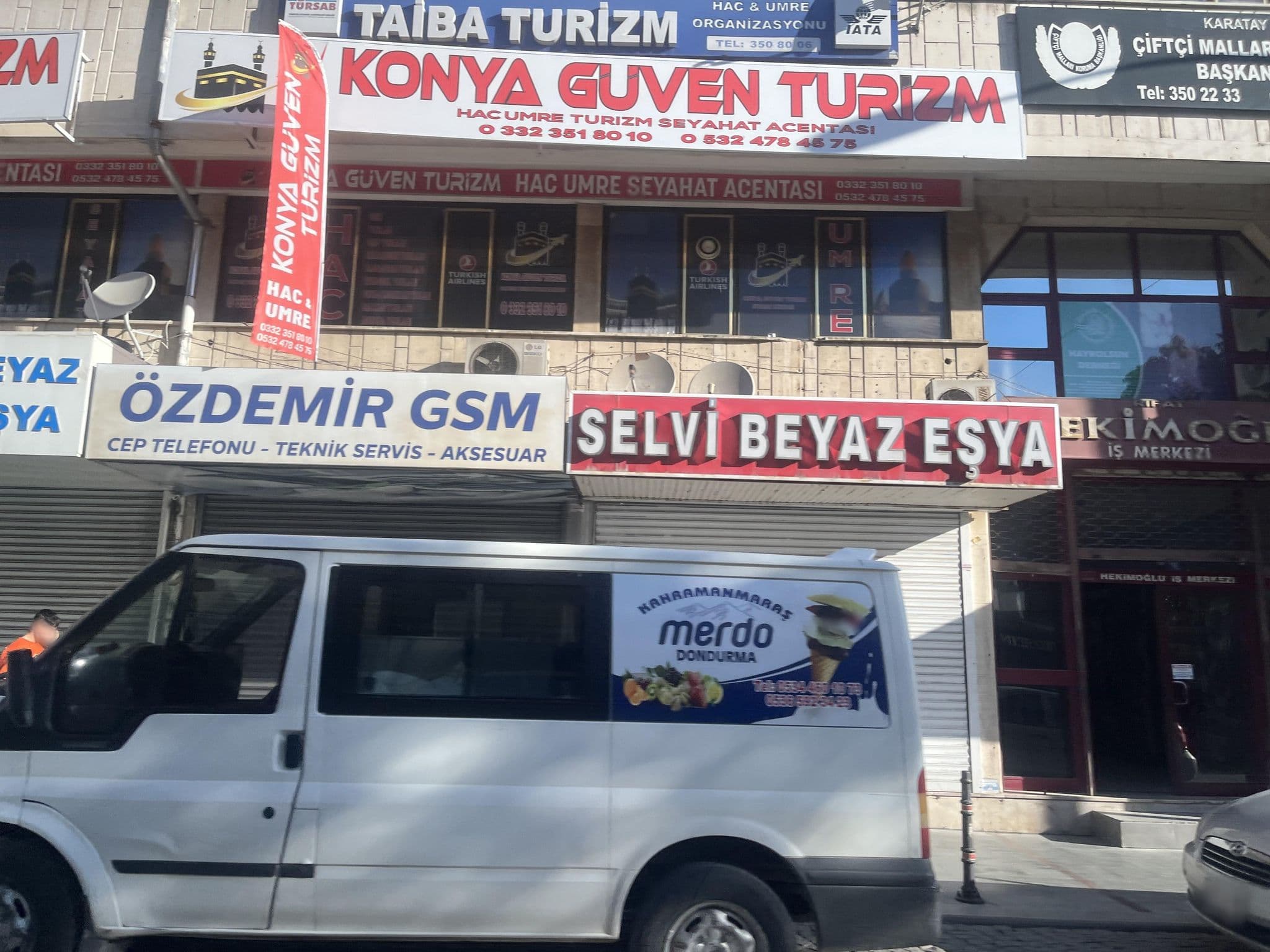 Street view near Şimşek Otel, Konya — © pahlavi_temecula (CC BY-SA · Mapillary)