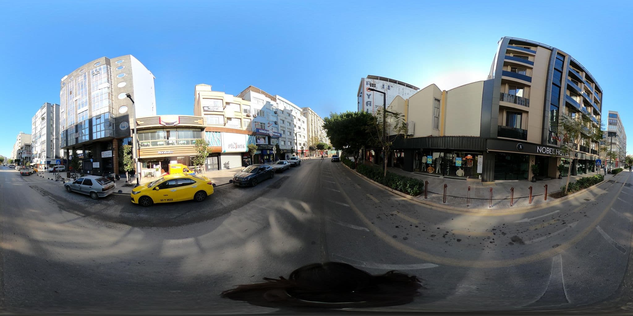 Street view near Nobel Otel, Mersin — © PalmCity (CC BY-SA · Mapillary)