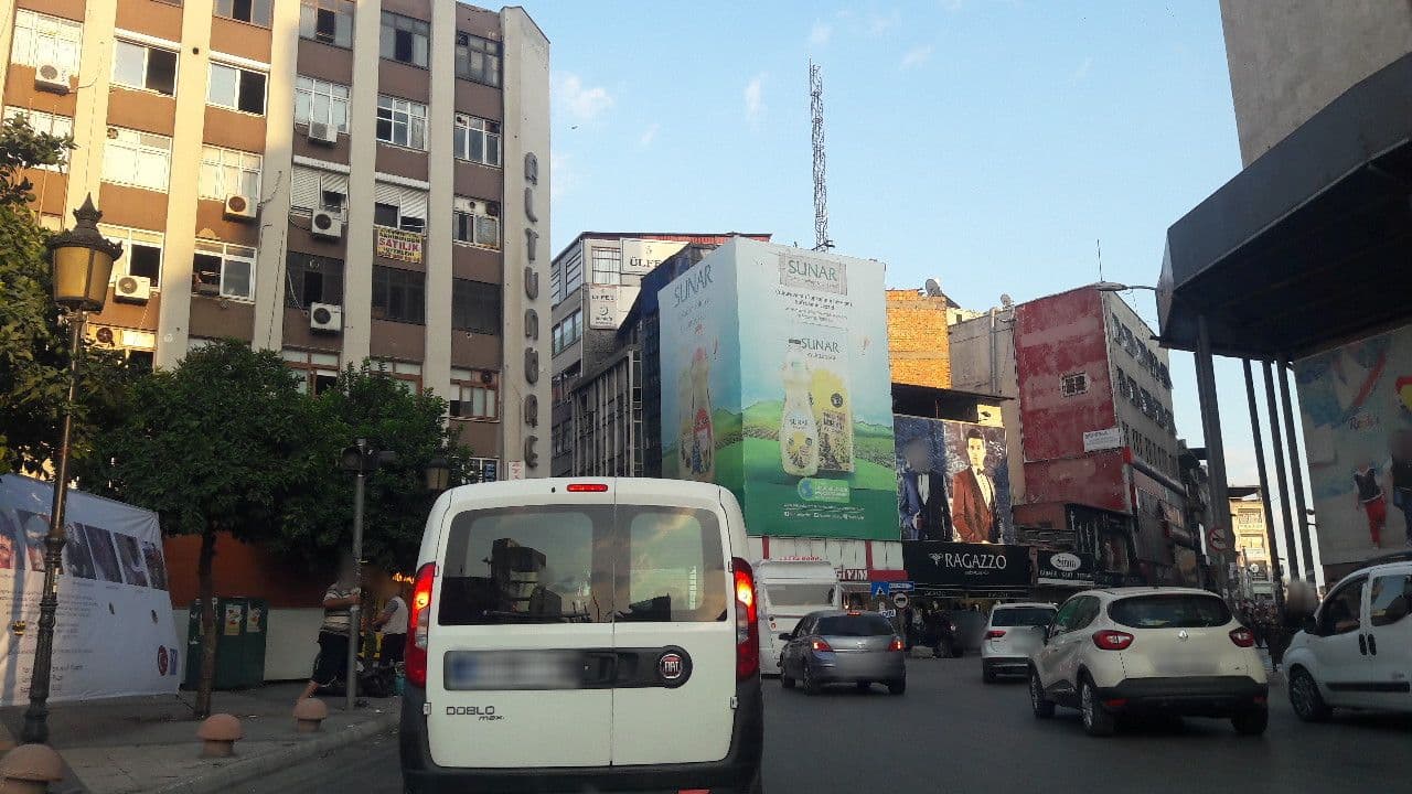 Street view near Küçüksaat Otel, Adana — © harunuz (CC BY-SA · Mapillary)