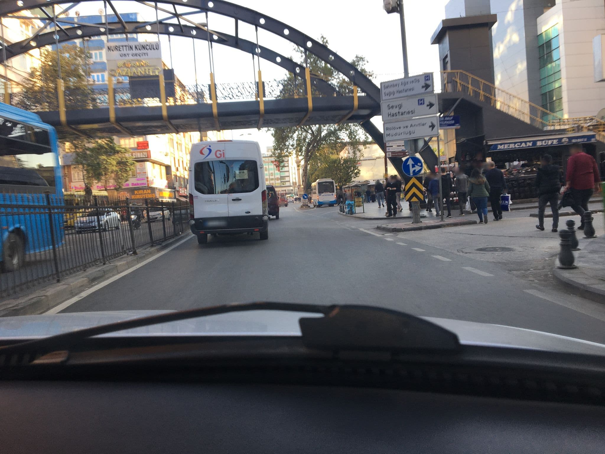 Street view near Yılmazer Otel, Gaziantep — © bayram44 (CC BY-SA · Mapillary)