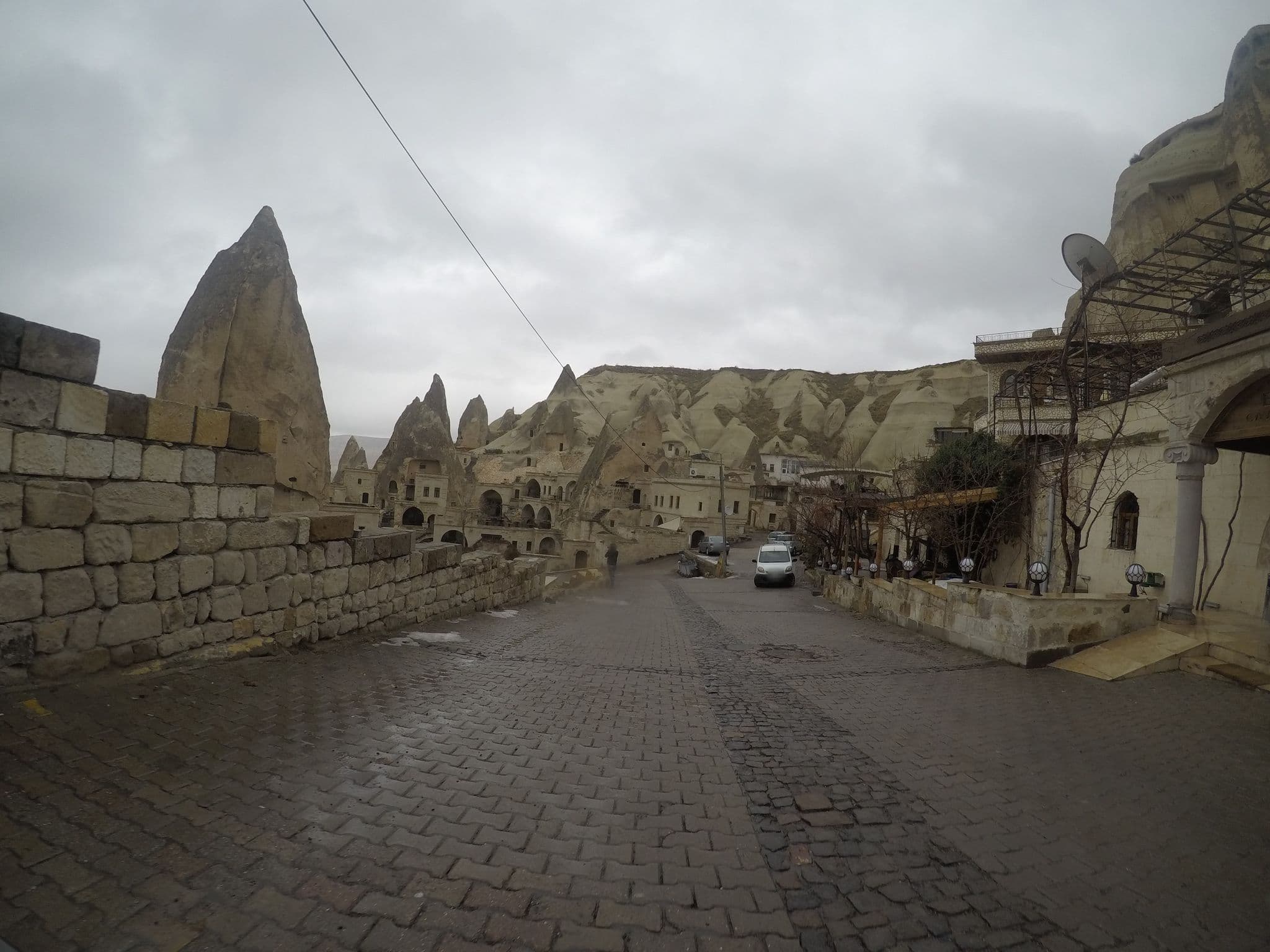 Street view near Sarihan Cave Hotel, Göreme — © chrisbeddow (CC BY-SA · Mapillary)