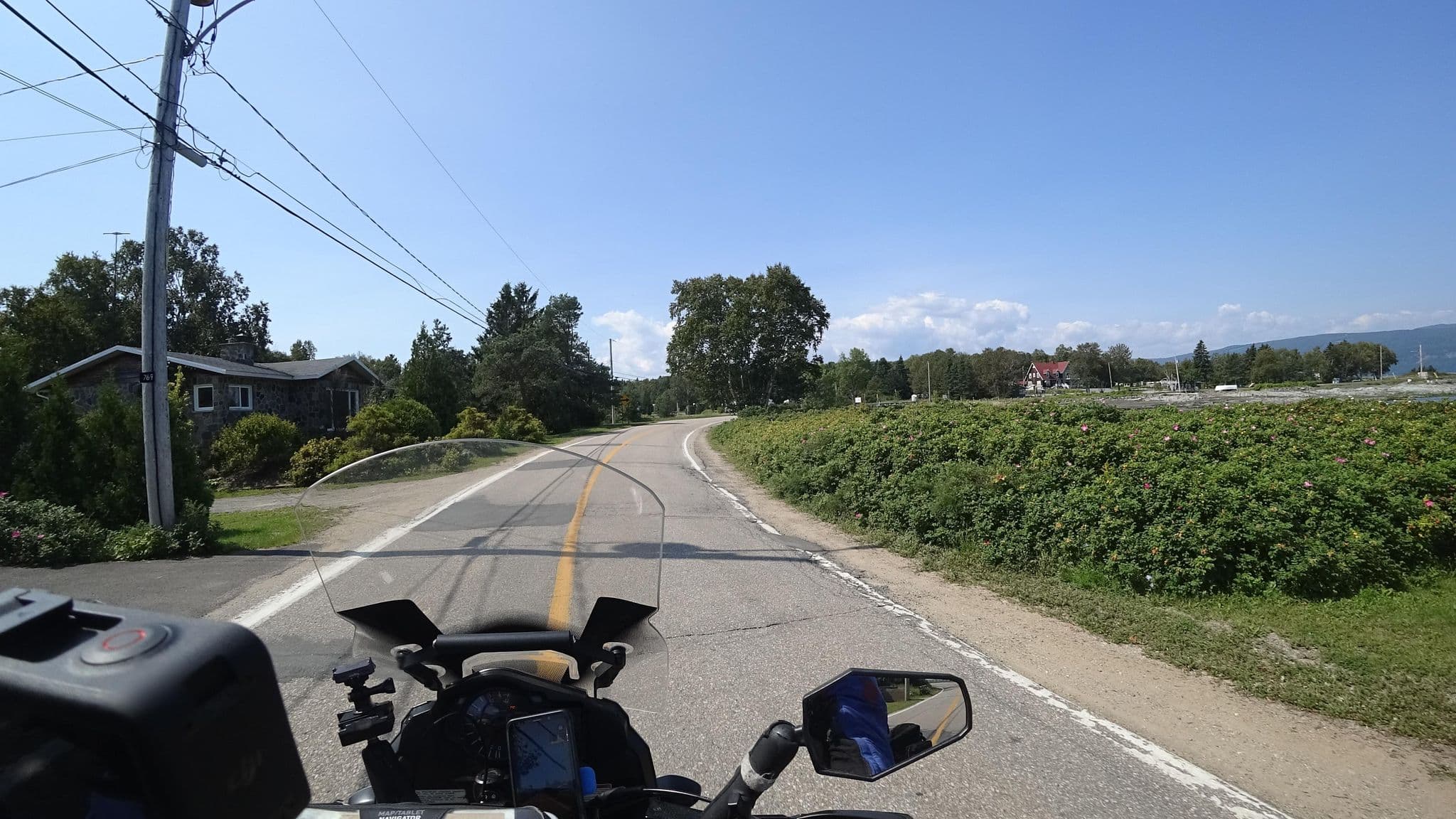 Street view near Les Chalets du bout d'en bas, Baie-Saint-Paul — © michelcouturemotomcm (CC BY-SA · Mapillary)