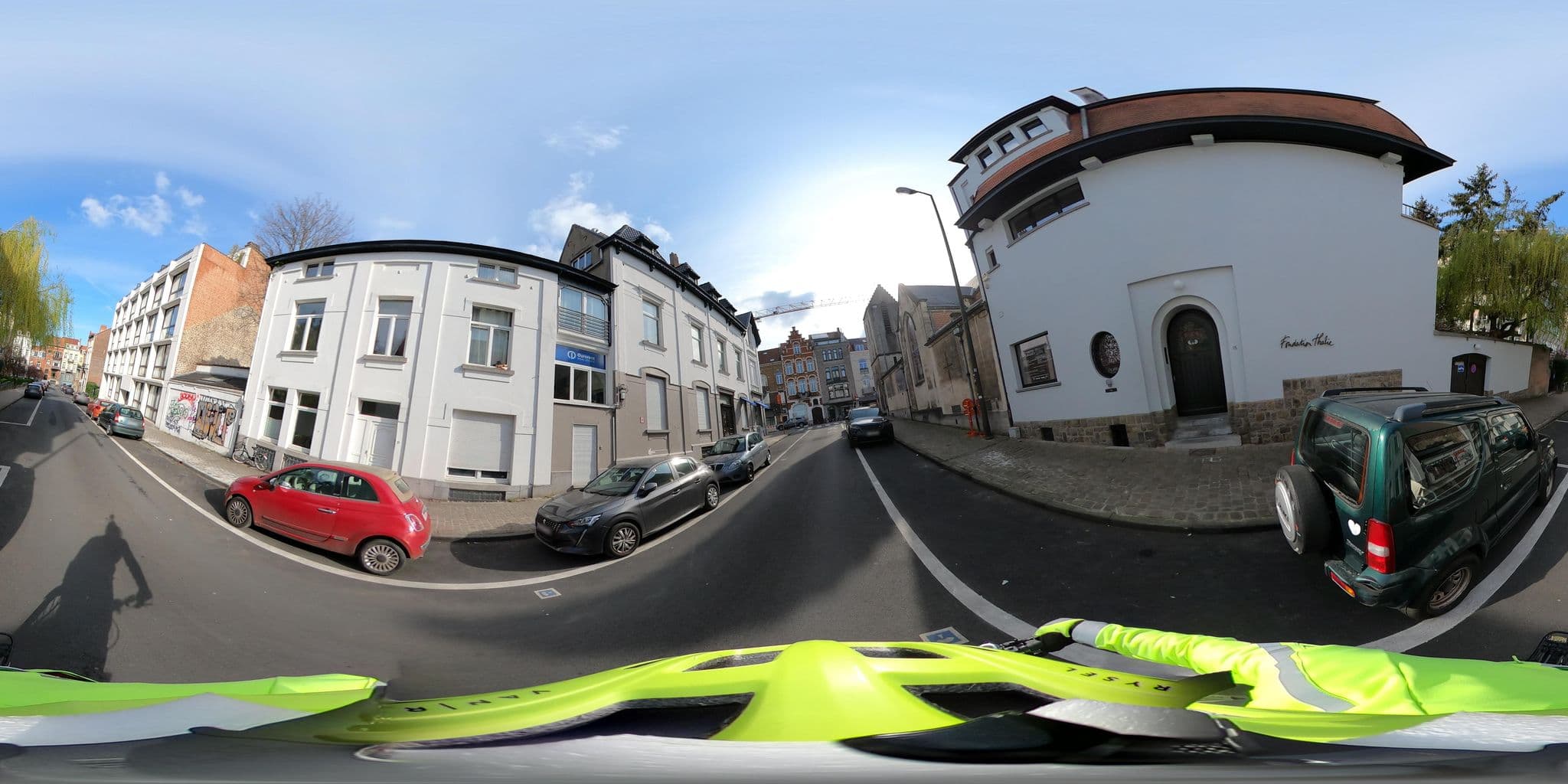 Street view near Résidence Thalie, Ixelles — © Stefdegreef (CC BY-SA · Mapillary)
