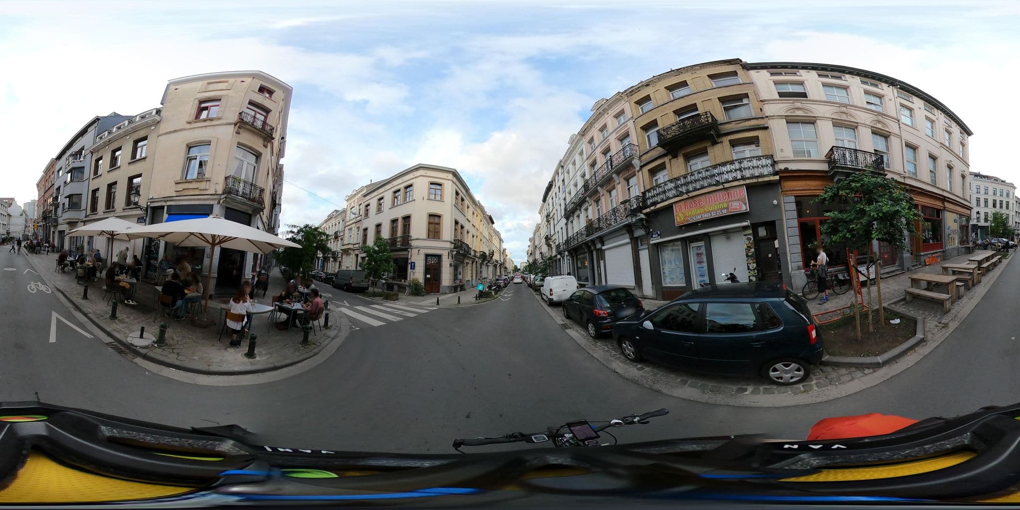 Street view near B&B Saint-Boniface, Ixelles — © Stefdegreef (CC BY-SA · Mapillary)