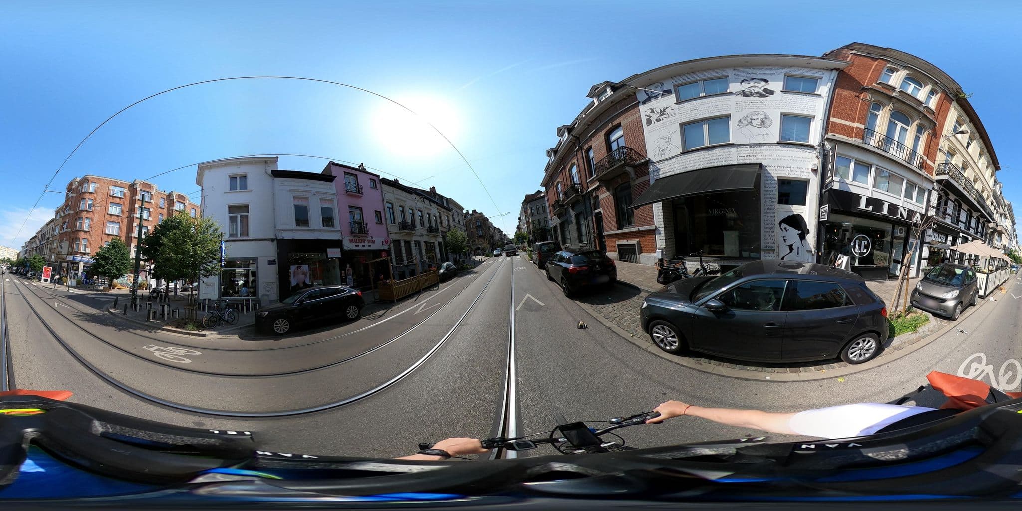 Street view near Brussels Apartments Lesbroussart, Ixelles — © Stefdegreef (CC BY-SA · Mapillary)