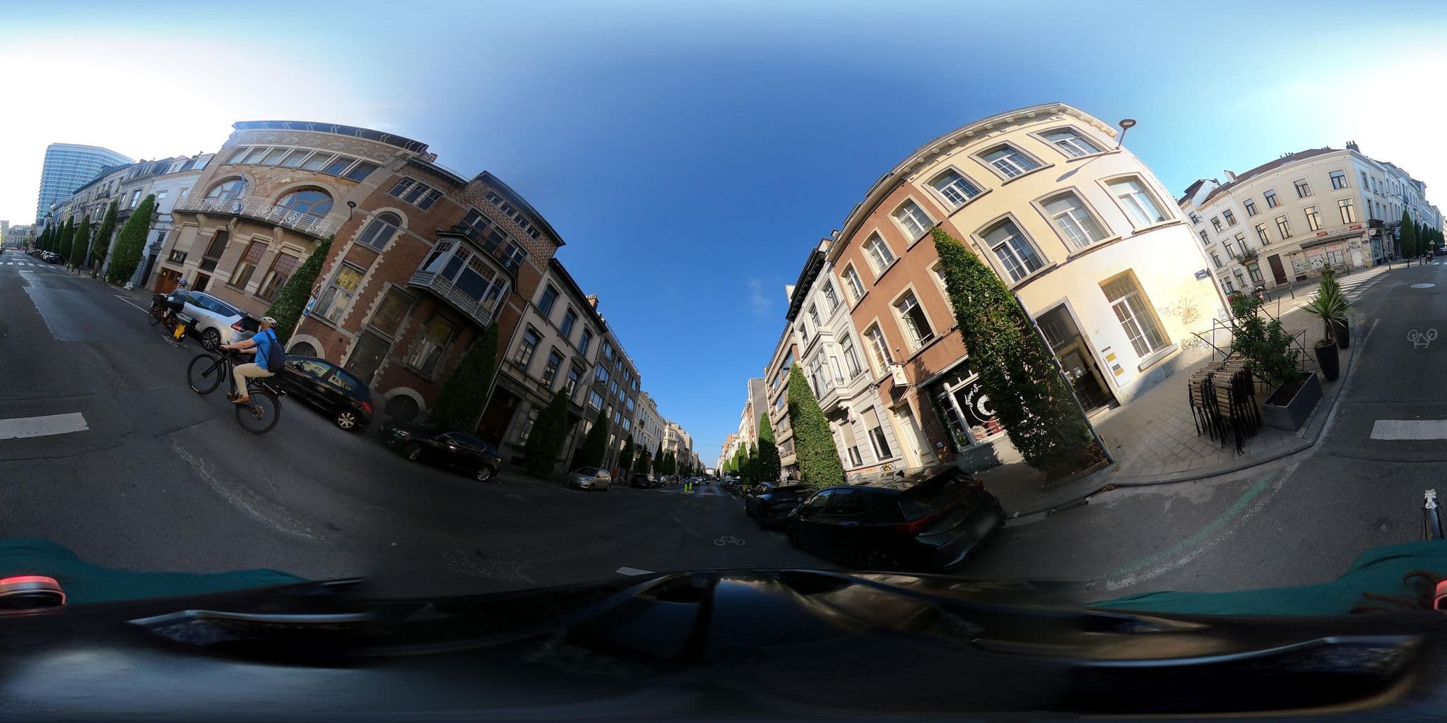 Street view near Rue Defacqz B Halldis Apartment, Ixelles — © RaphaelPasLoin (CC BY-SA · Mapillary)