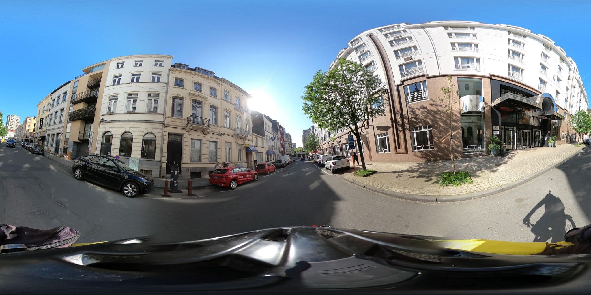 Street view near Studio Sanseviera, Ixelles — © RaphaelPasLoin (CC BY-SA · Mapillary)