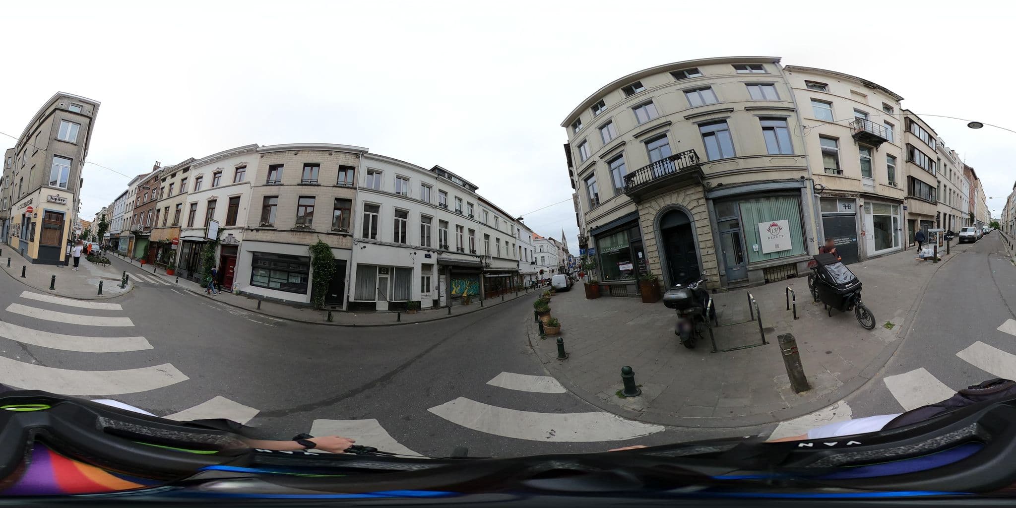 Street view near Urban Rooms, Ixelles — © Stefdegreef (CC BY-SA · Mapillary)