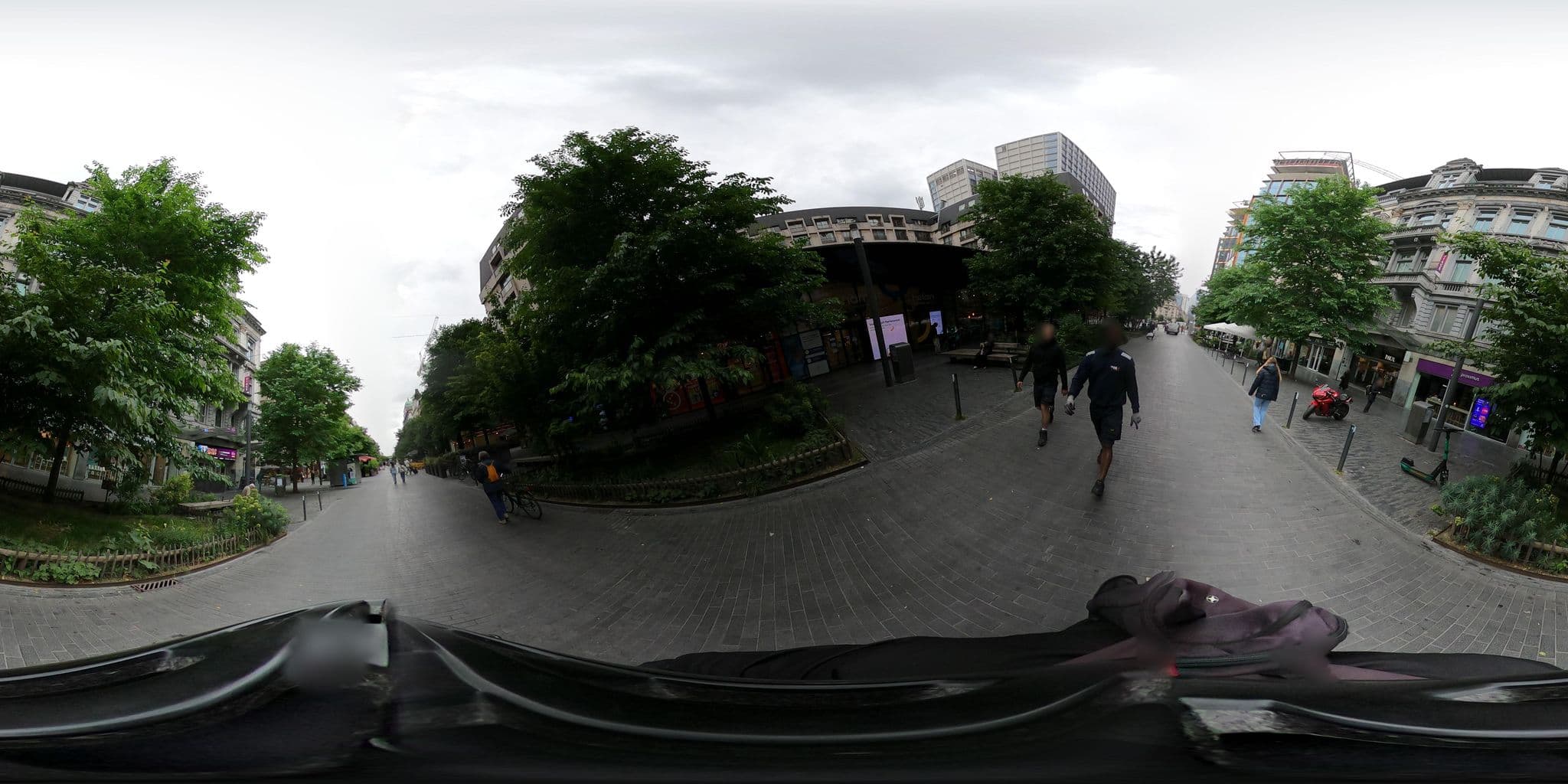 Street view near Adagio Brussels Centre Monnaie, Brussels — © RaphaelPasLoin (CC BY-SA · Mapillary)