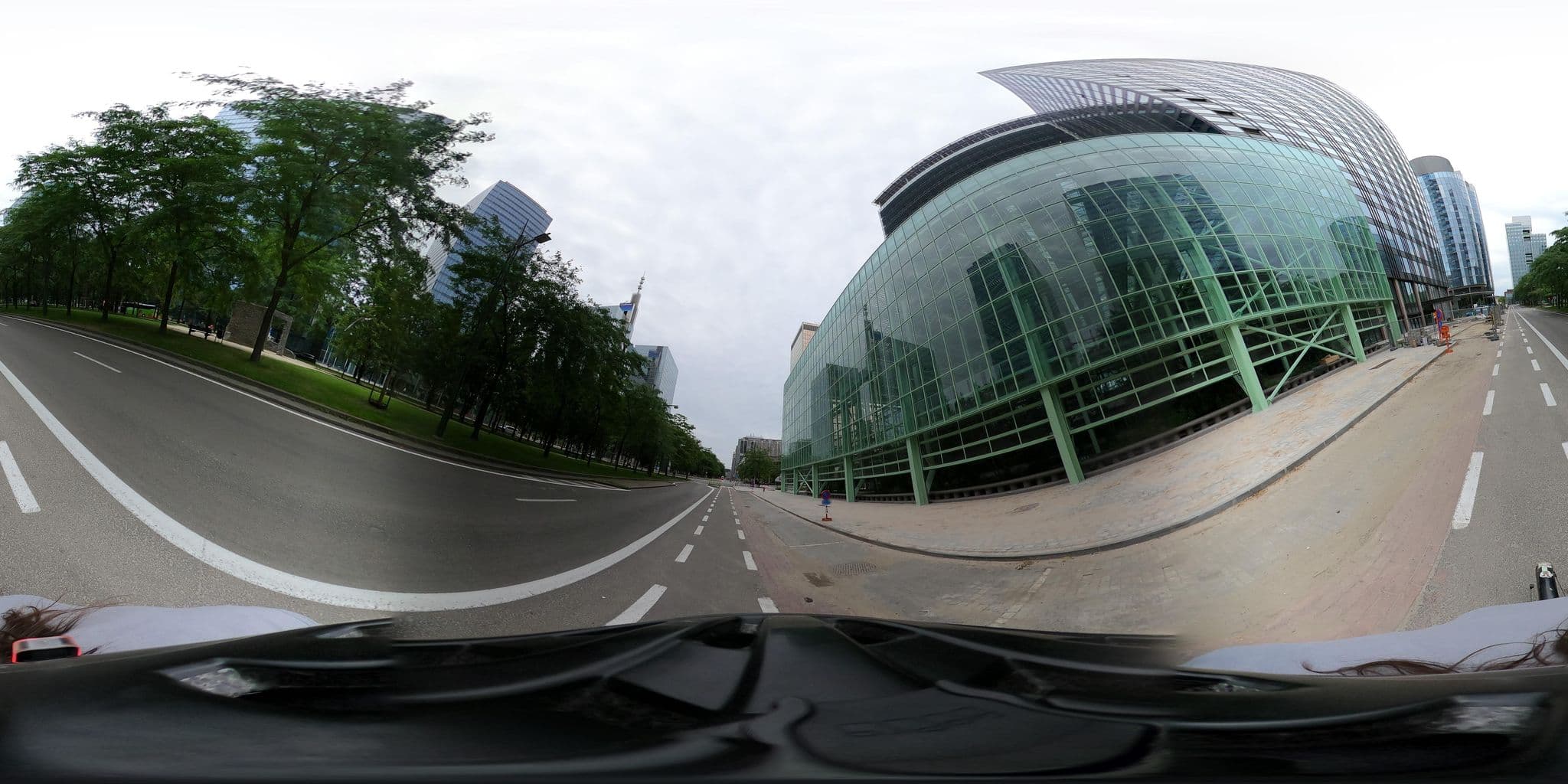 Street view near ZIN, Brussels — © RaphaelPasLoin (CC BY-SA · Mapillary)