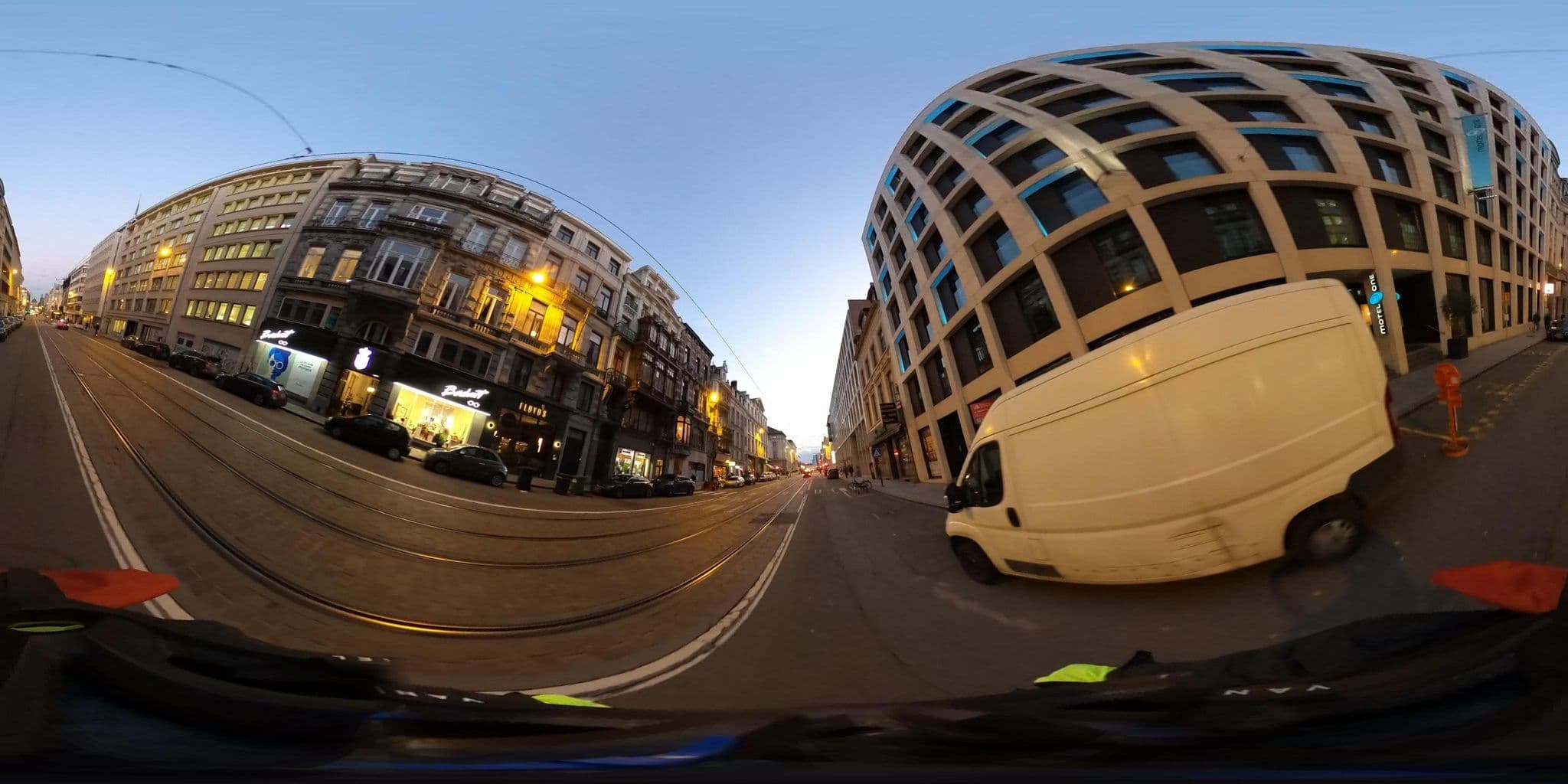 Street view near Motel One Brussels, Saint-Josse-ten-Noode — © Stefdegreef (CC BY-SA · Mapillary)