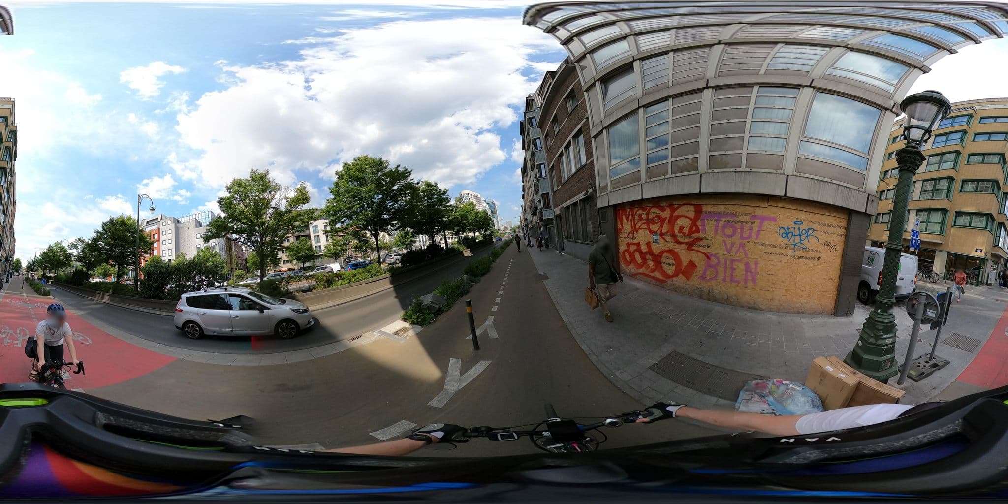 Street view near Beau Séjour Appart City Centre, Brussels, Brussels — © Stefdegreef (CC BY-SA · Mapillary)