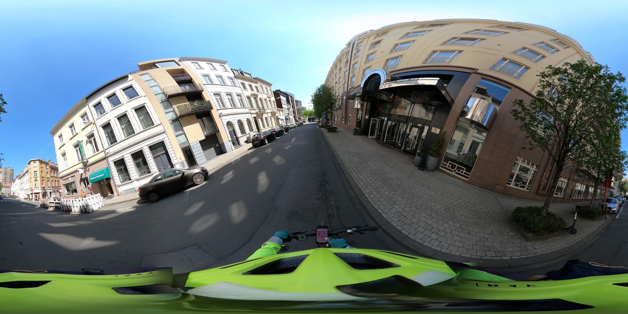 Street view near Studio L'Intime, Ixelles — © Stefdegreef (CC BY-SA · Mapillary)