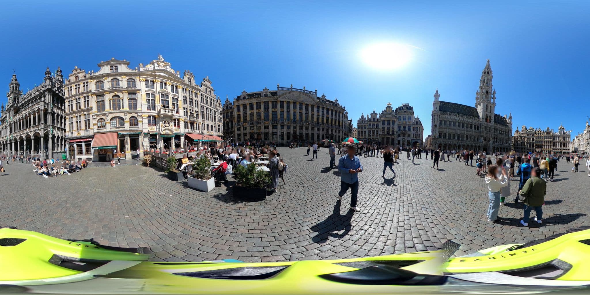 Street view near Auberge St Michel, Brussels — © Stefdegreef (CC BY-SA · Mapillary)