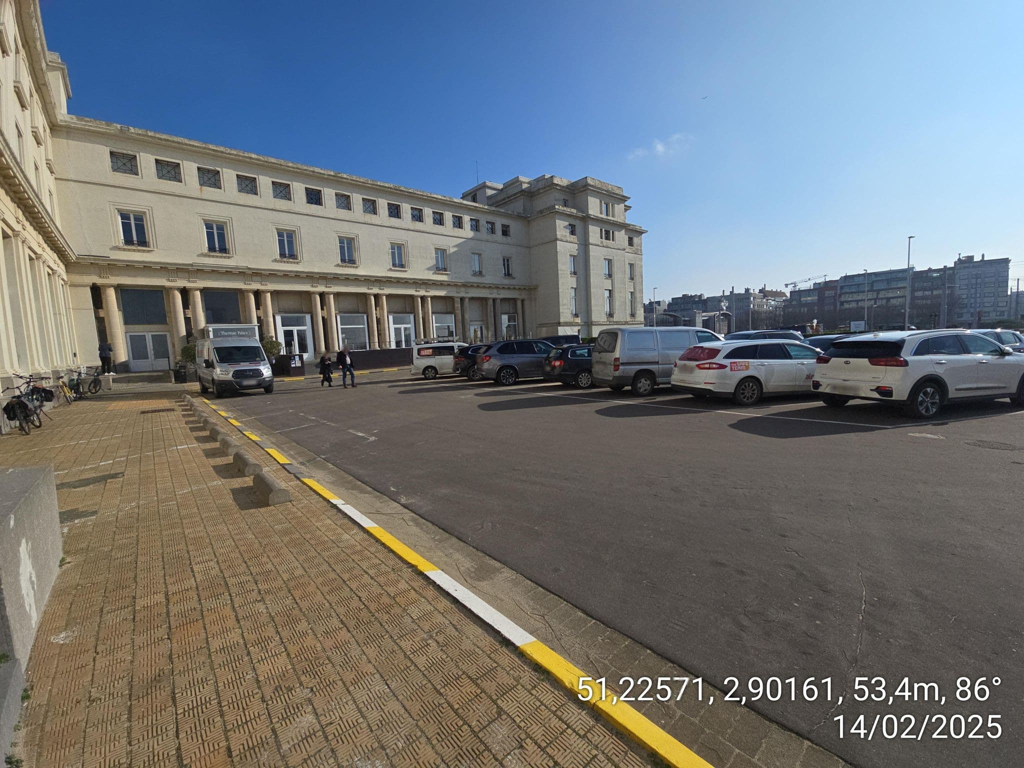 Street view near BDO Starter Kick-Off @ Thermae Palace, Ostend — © filipc (CC BY-SA · Mapillary)