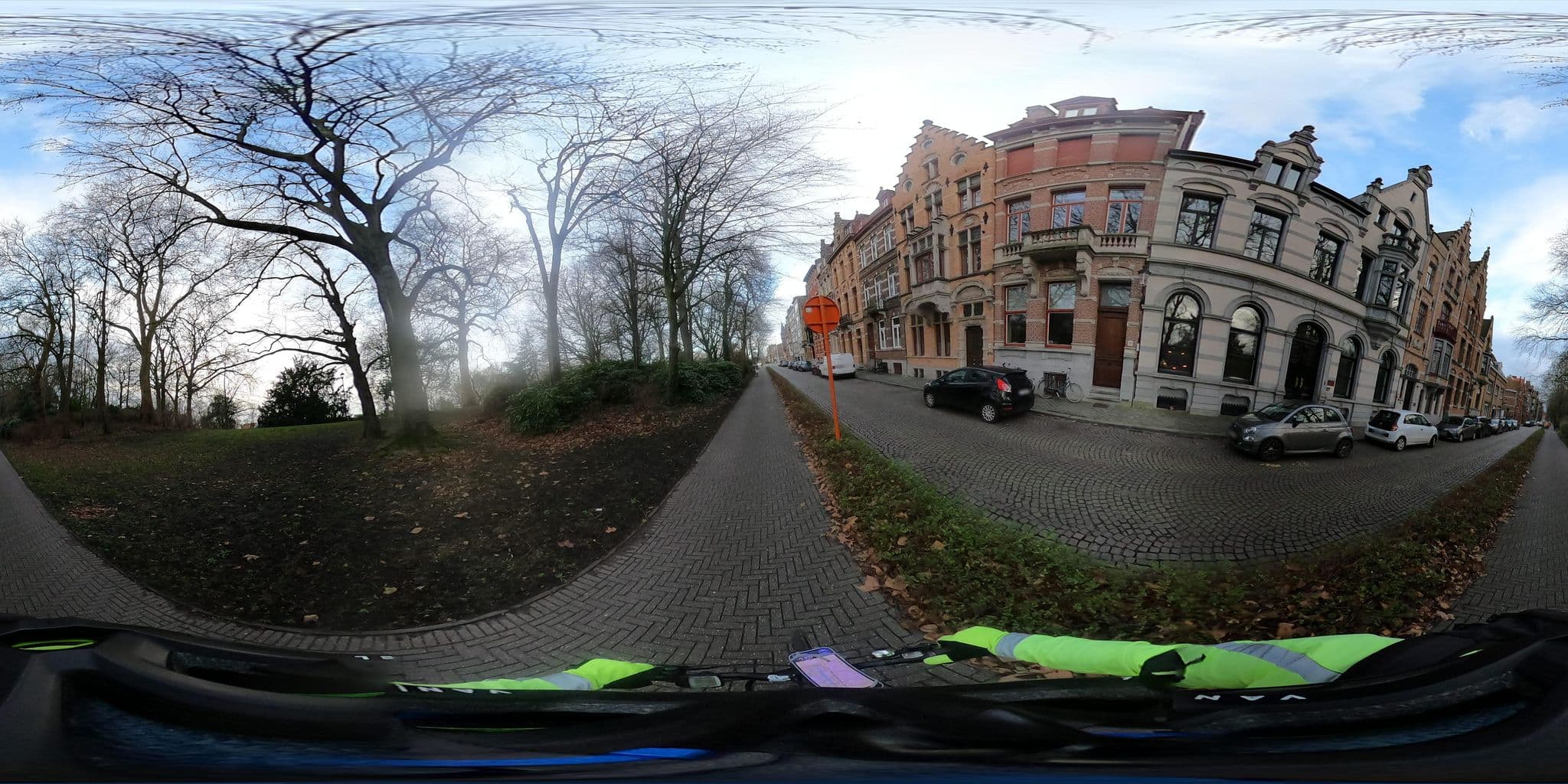 Street view near B&B Casa Luna, Brugge — © Stefdegreef (CC BY-SA · Mapillary)