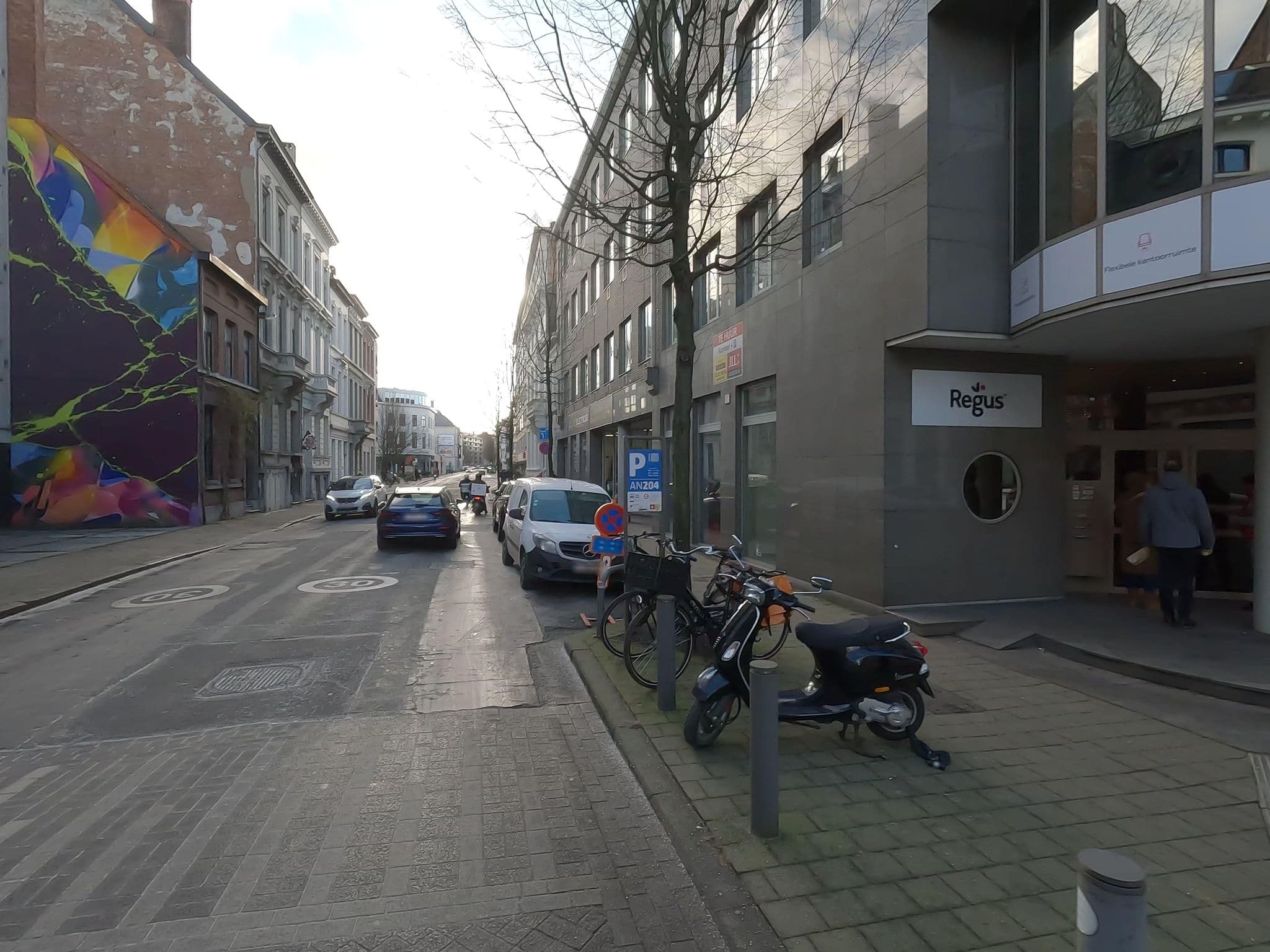 Street view near Kabas Hostel, Antwerp — © koninklijke (CC BY-SA · Mapillary)