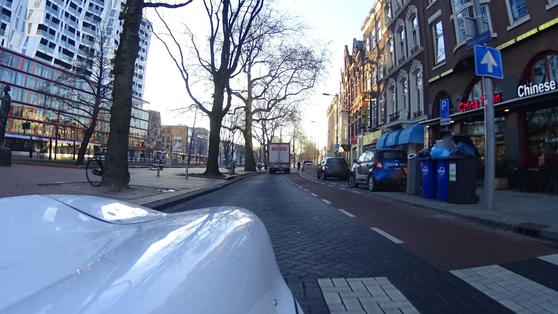 Street view near westersingel 1 stadtzentrum rotterdam hotel one, Rotterdam — © fietsersbond (CC BY-SA · Mapillary)