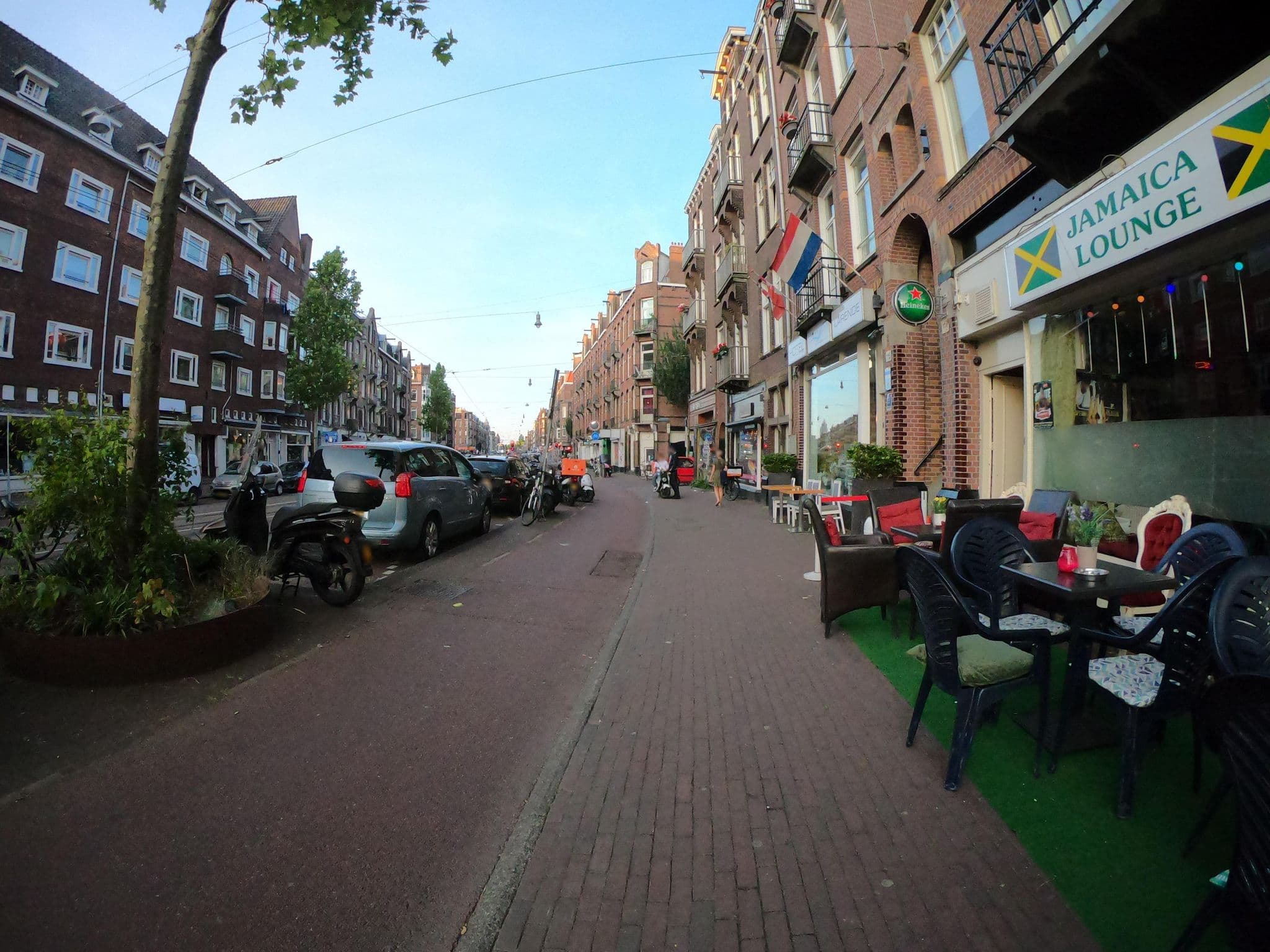 Street view near Hotel-Restaurant Larende, Amsterdam — © richlv (CC BY-SA · Mapillary)