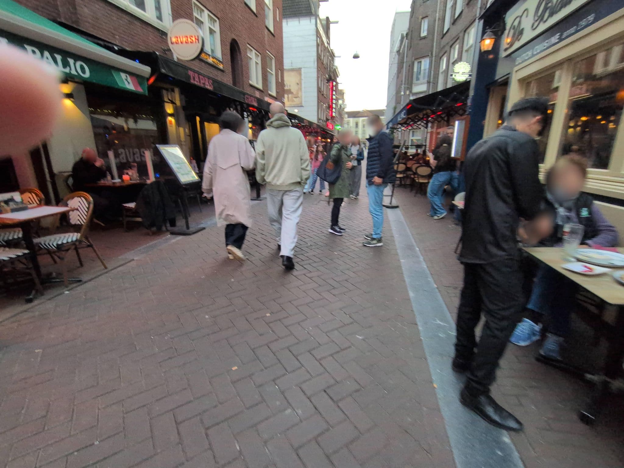 Street view near Leidseplein Night Life, Amsterdam — © hautetension08 (CC BY-SA · Mapillary)