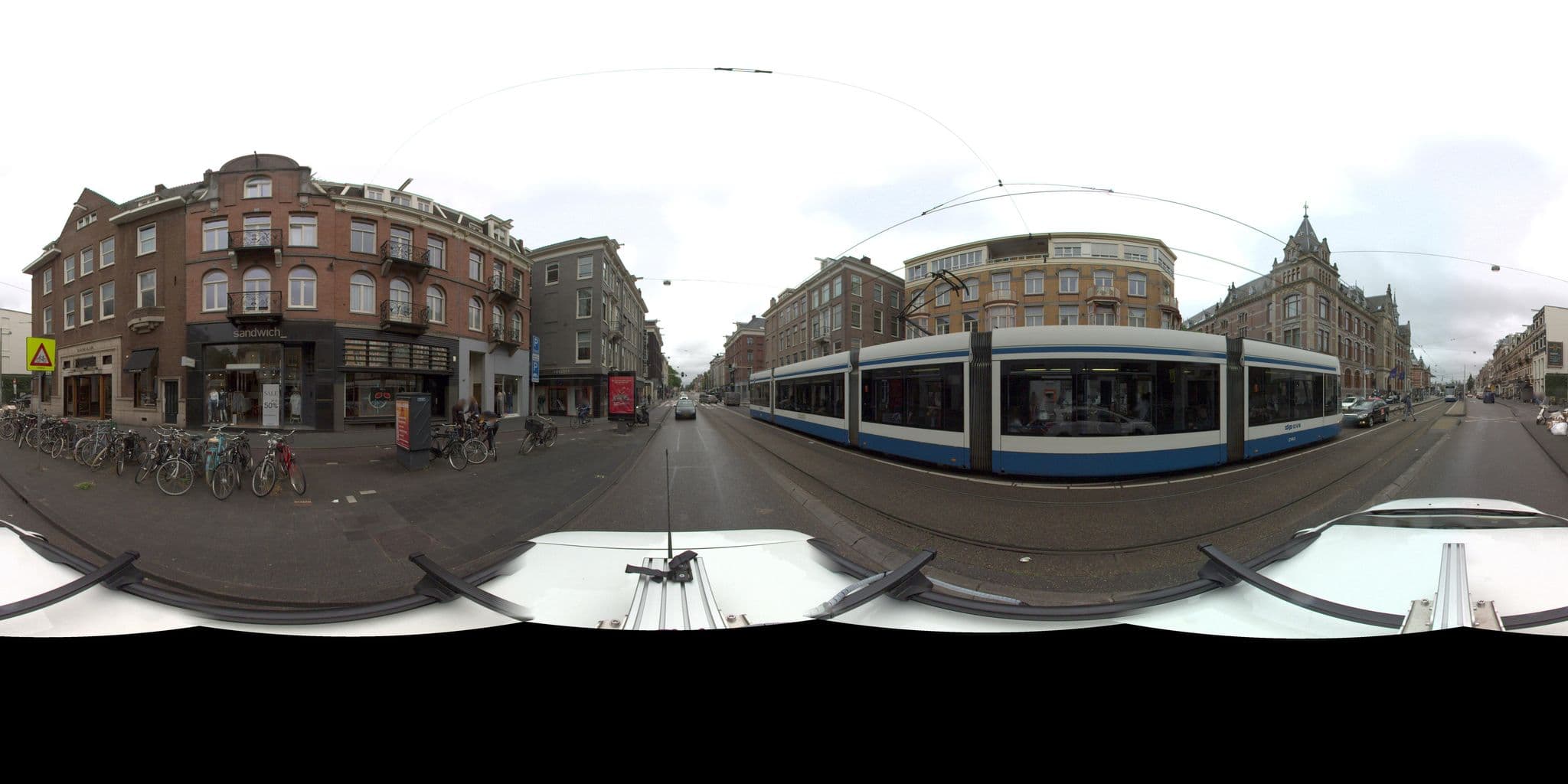 Street view near Easy Nuh Man Guesthouse, Amsterdam — © amsterdam (CC BY-SA · Mapillary)