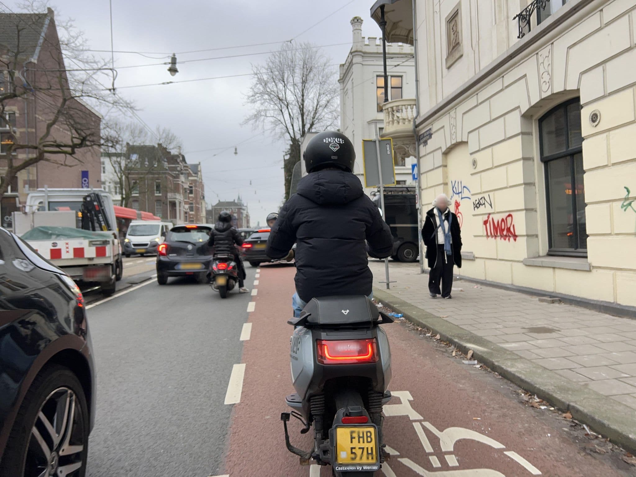 Street view near Hotel Groenhof, Amsterdam — © ottor (CC BY-SA · Mapillary)