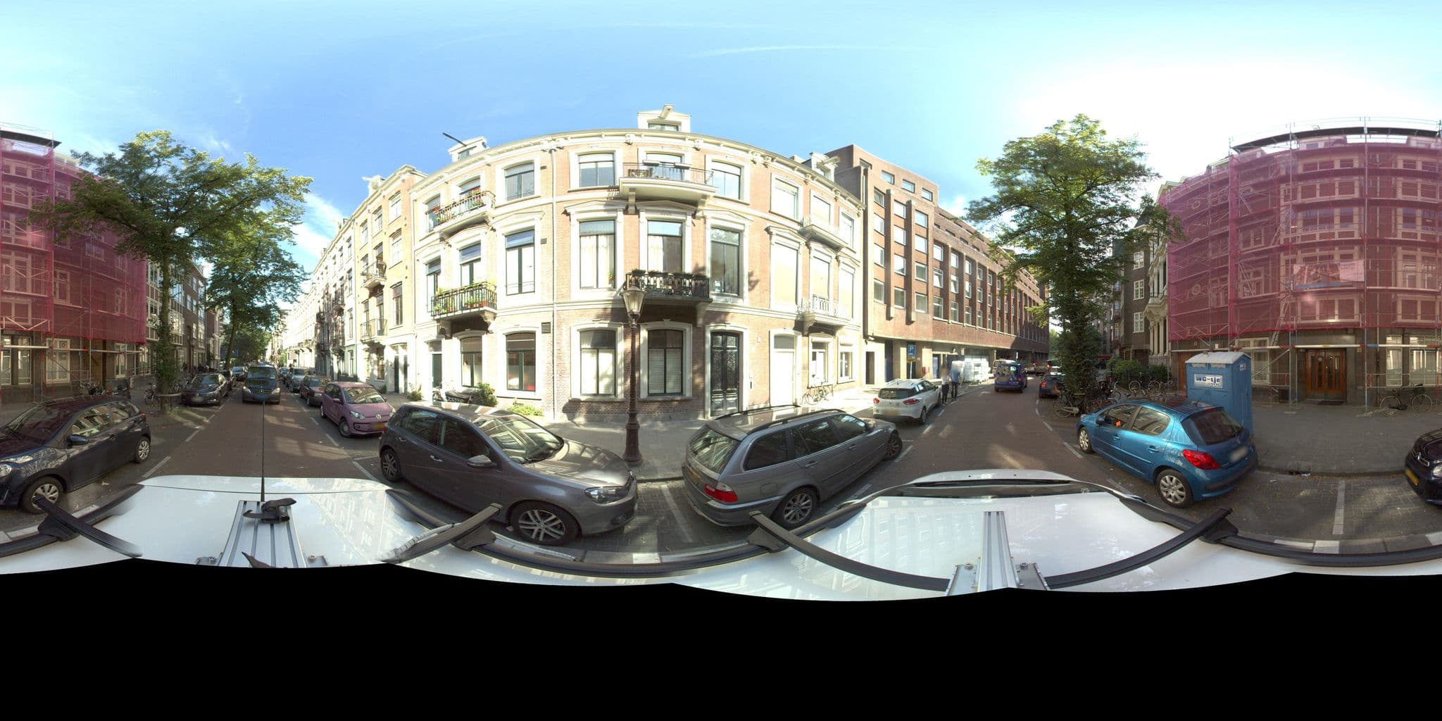 Street view near Oud-West apartments - Vondelpark area, Amsterdam — © amsterdam (CC BY-SA · Mapillary)
