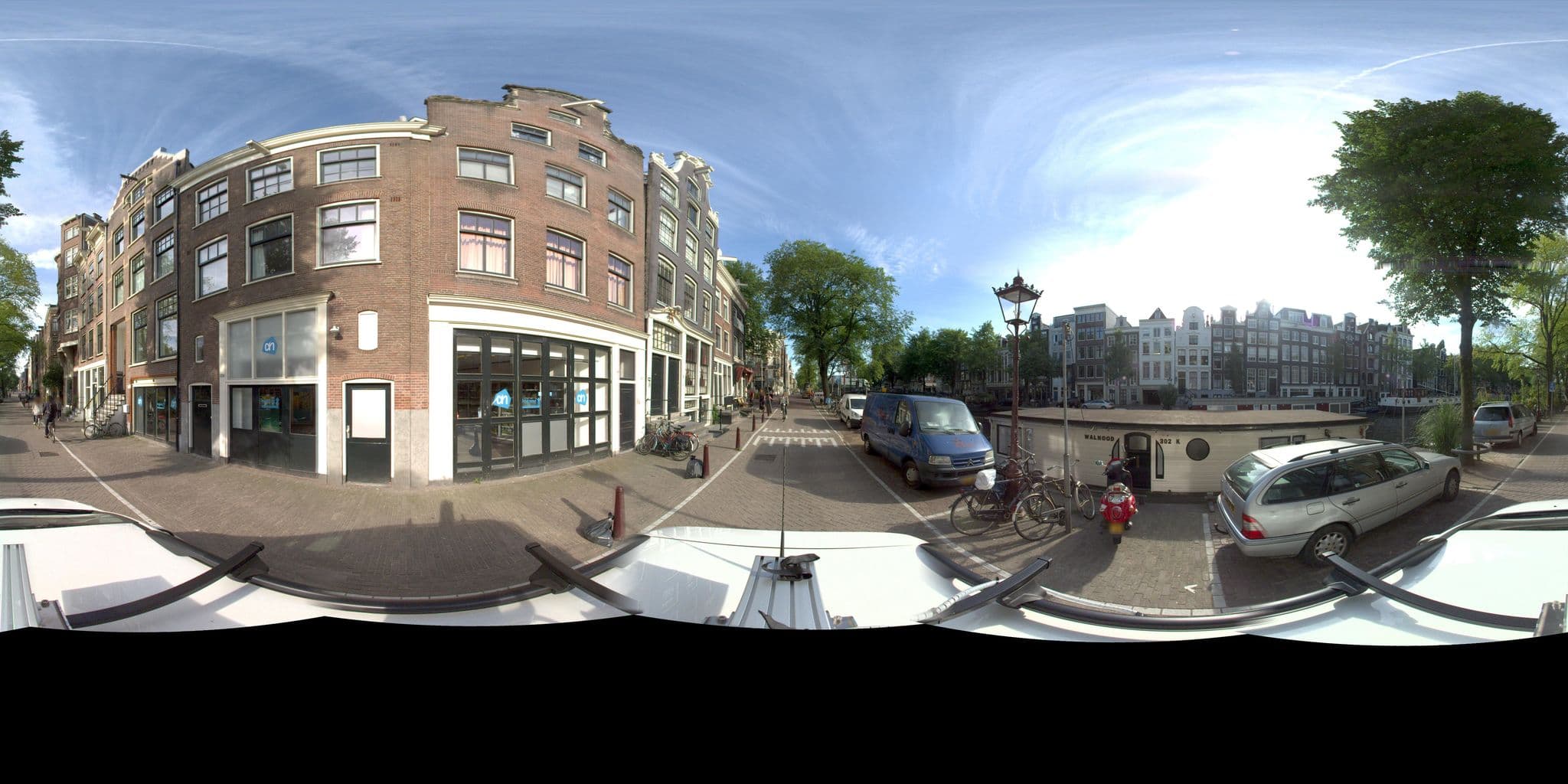 Street view near 't Amsterdammertje, Amsterdam — © amsterdam (CC BY-SA · Mapillary)